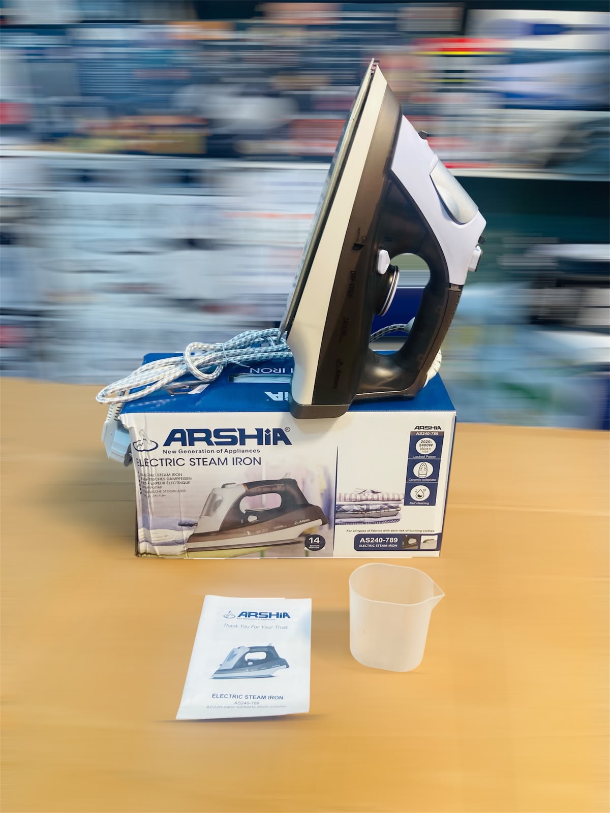 Arshia 2400W Electric Steam Iron AS240-789