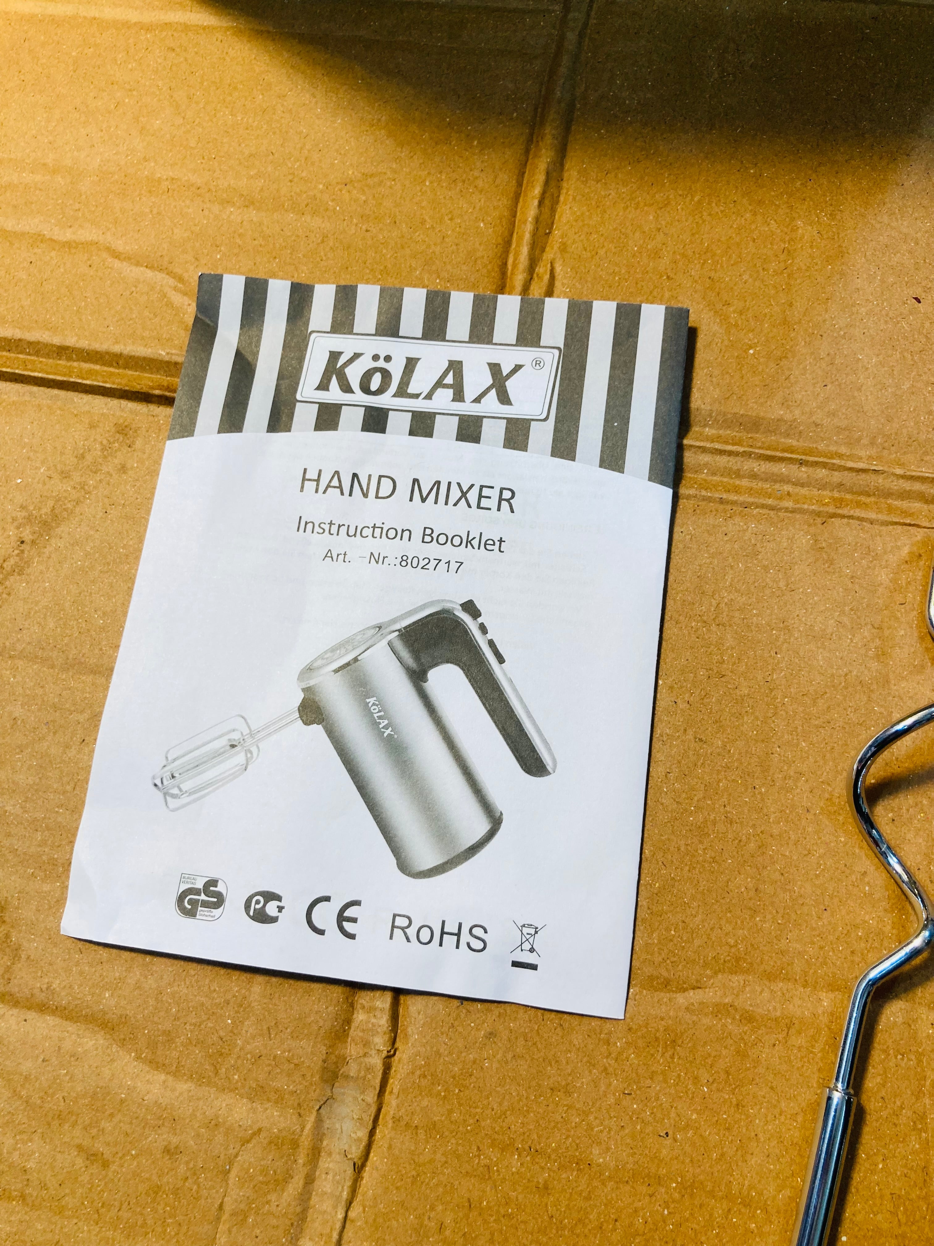 KoLAX Germany 5 Speed Hand Mixer 600W - 802717