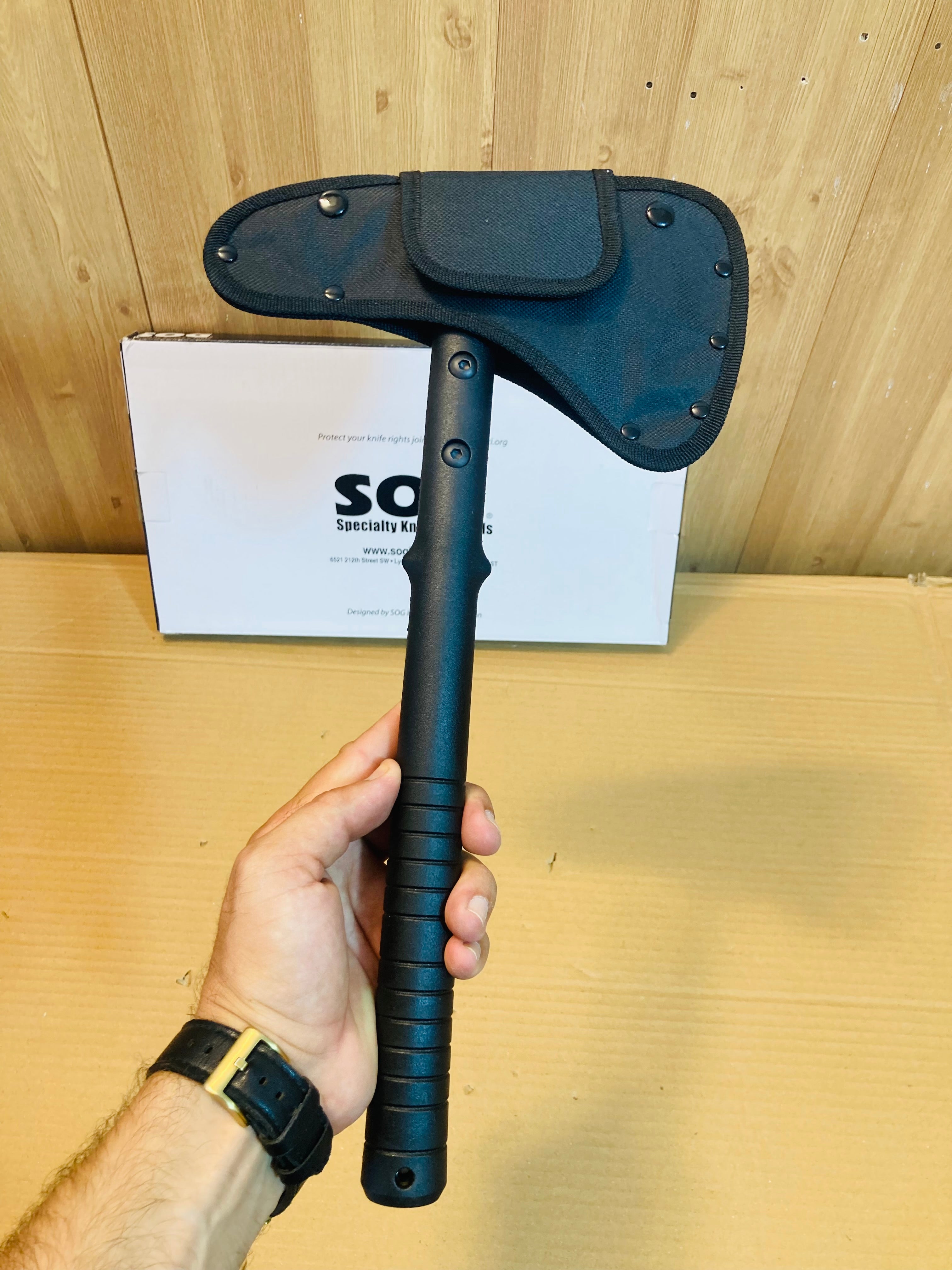 SOG Stainless Steel Tactical Tomahawk Axe F01TN-CP