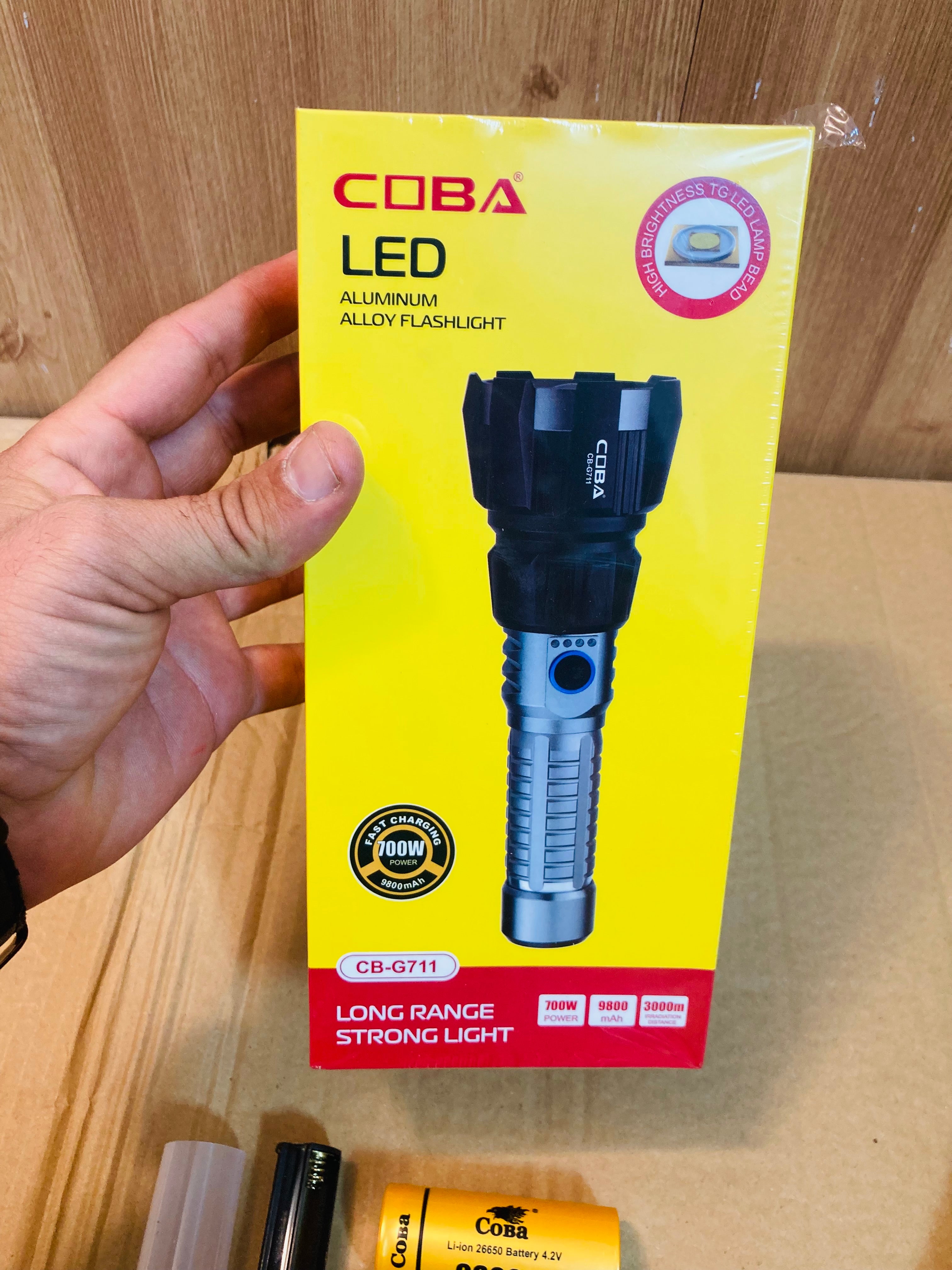 COBA Aluminum Alloy Flashlight Torch CB-G711
