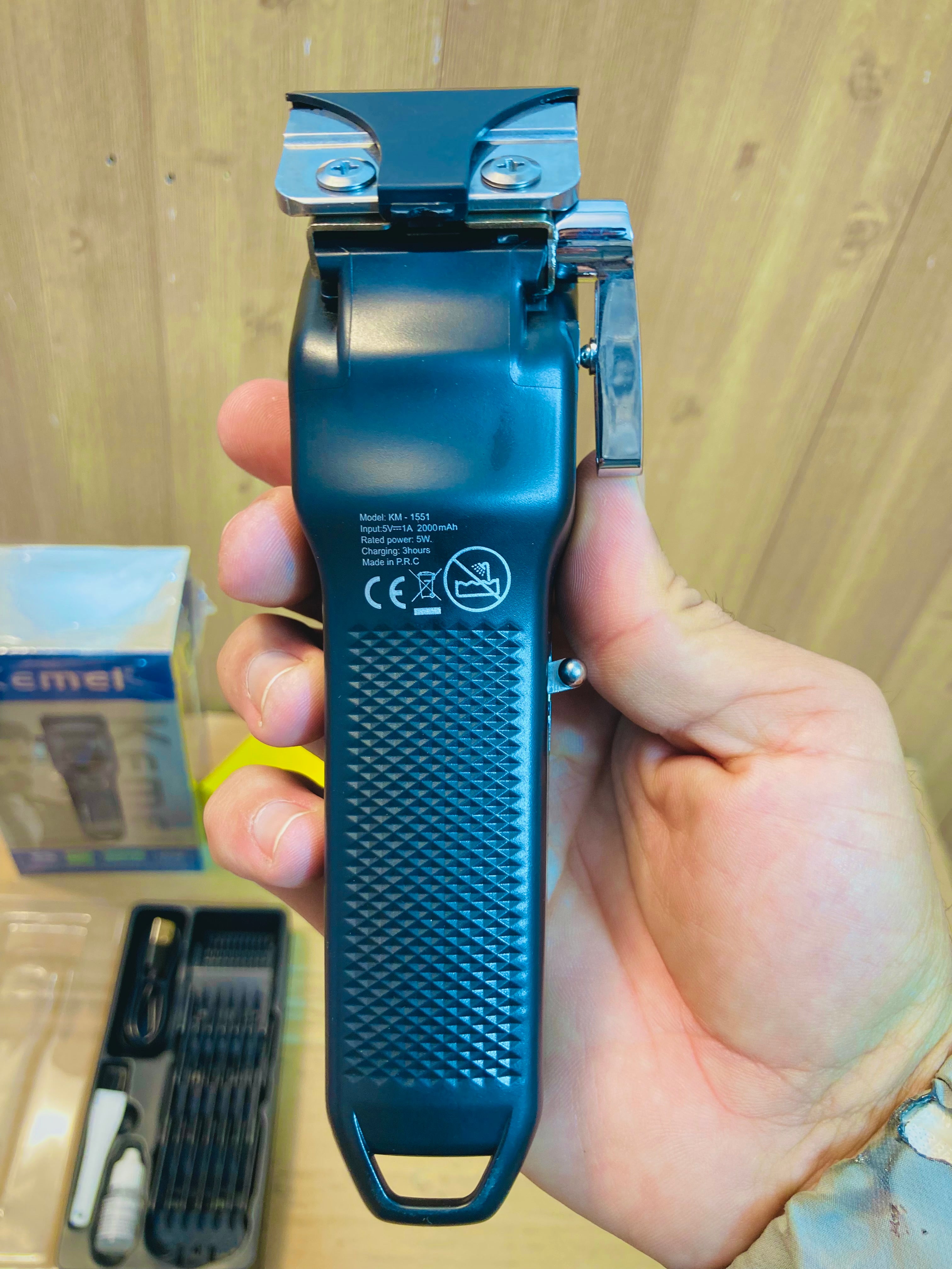 Kemei Digital Professional Rechargeable Hair Clipper & Trimmer KM-1551