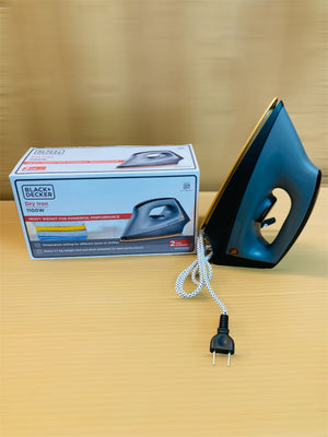 BLACK+DECKER Ceramic Soleplate Heavyweight Dry Iron 1100W - BXIR1102IN