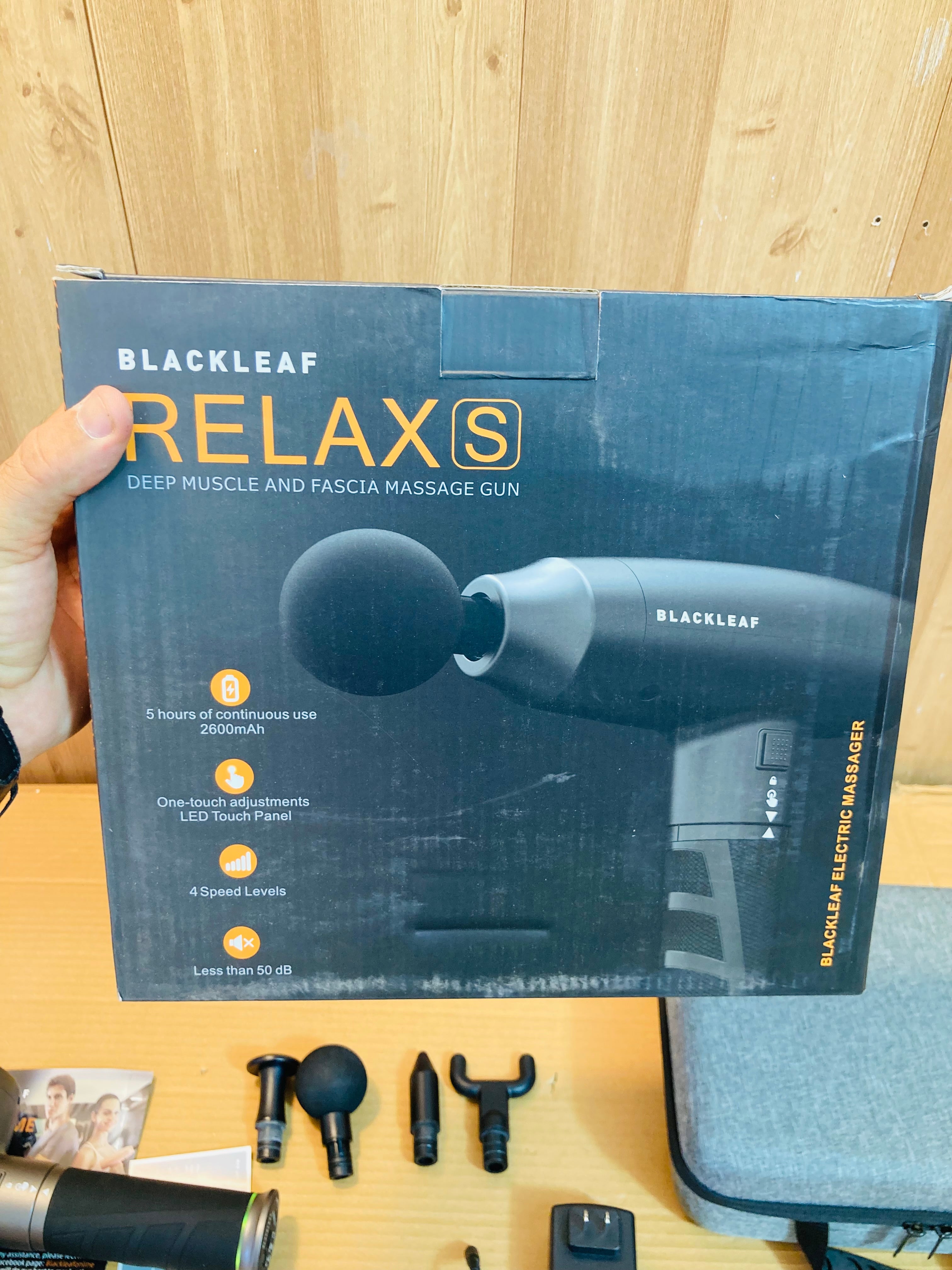 Blackleaf USA Relax Powerful Rechargeable Gun Massager