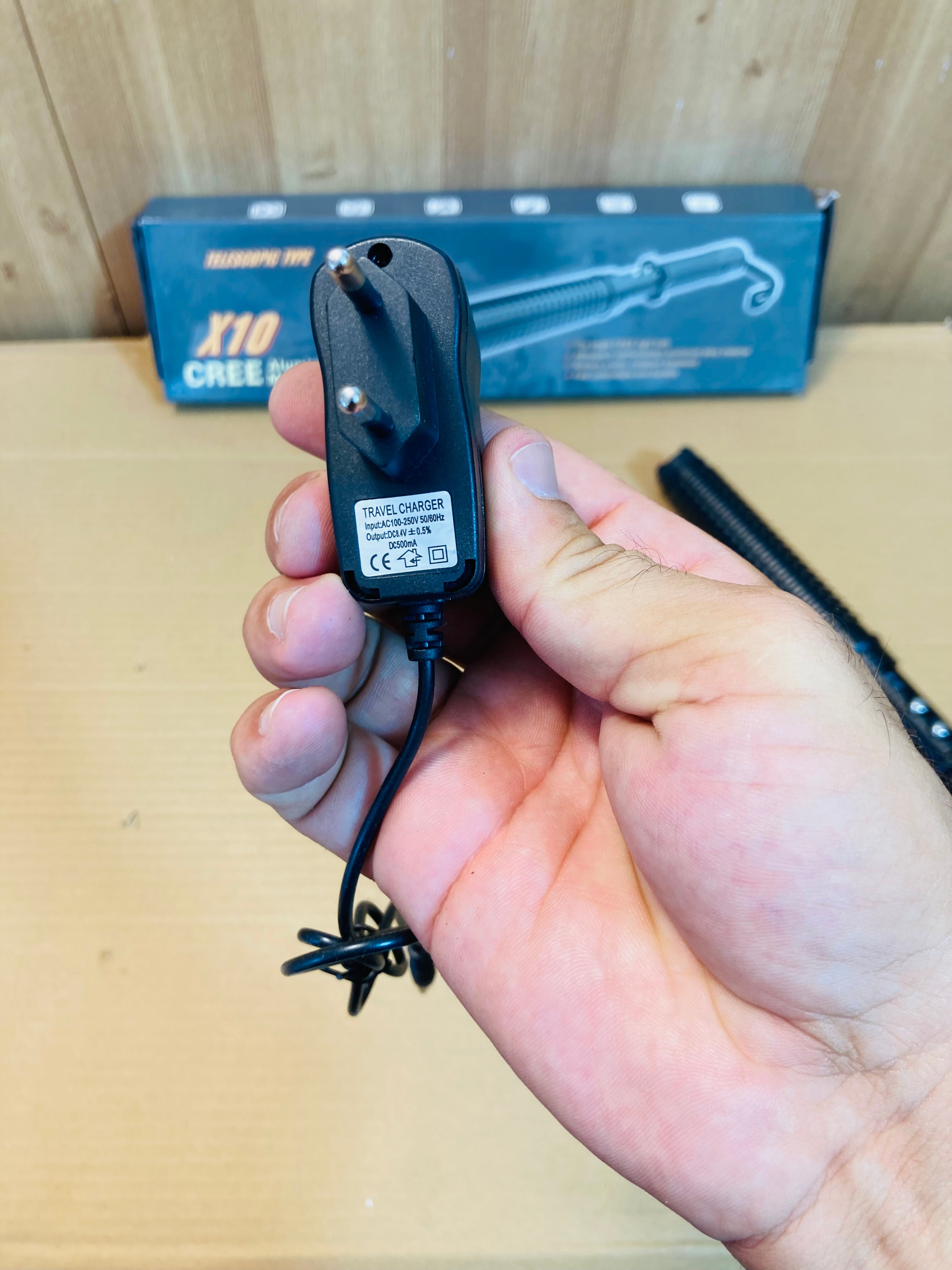 Self Defence 2in1 Flashlight & Stun Gun Baton - Taser X10
