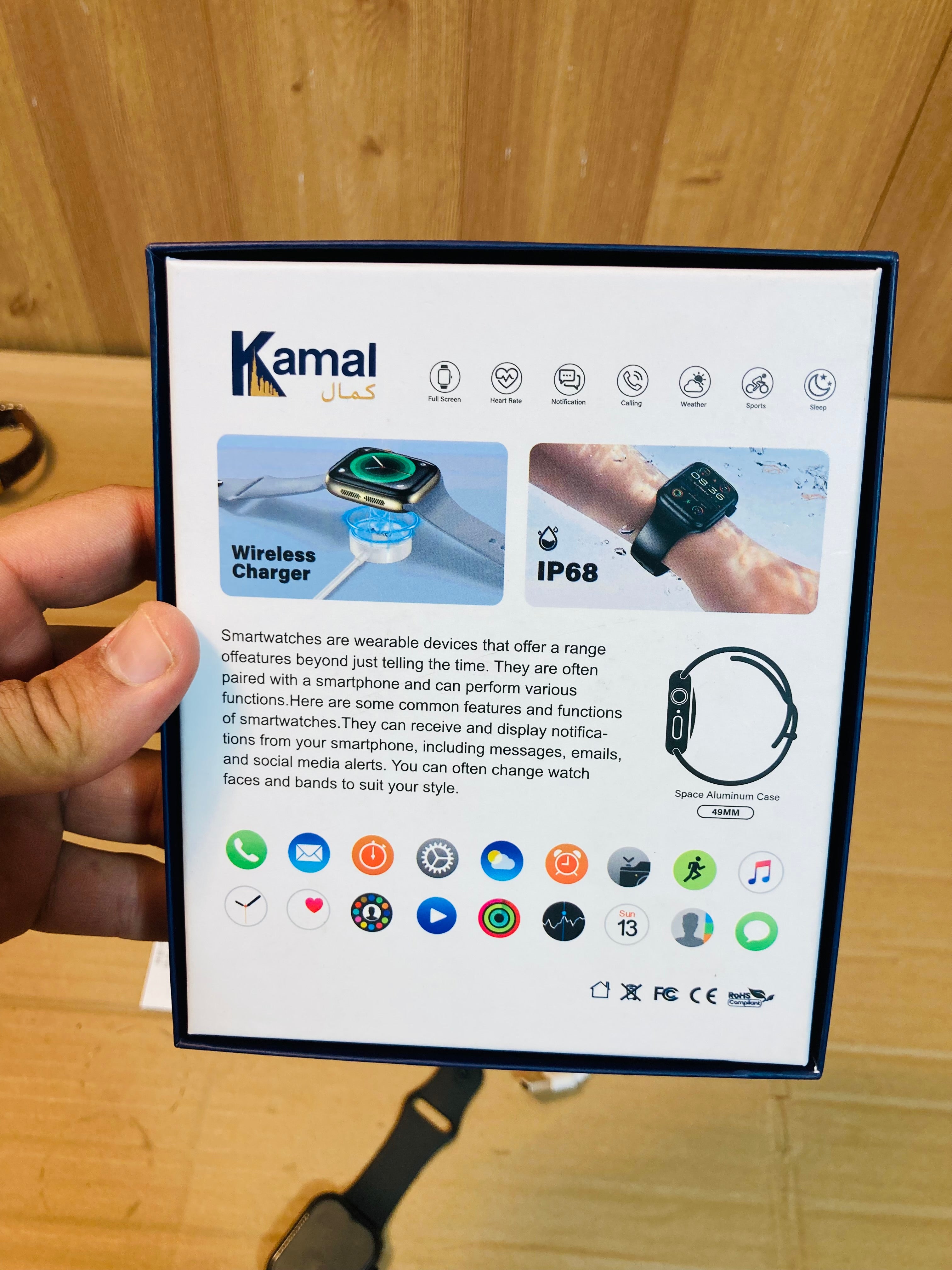 Kamal Series 10 Amoled Smart Watch K726