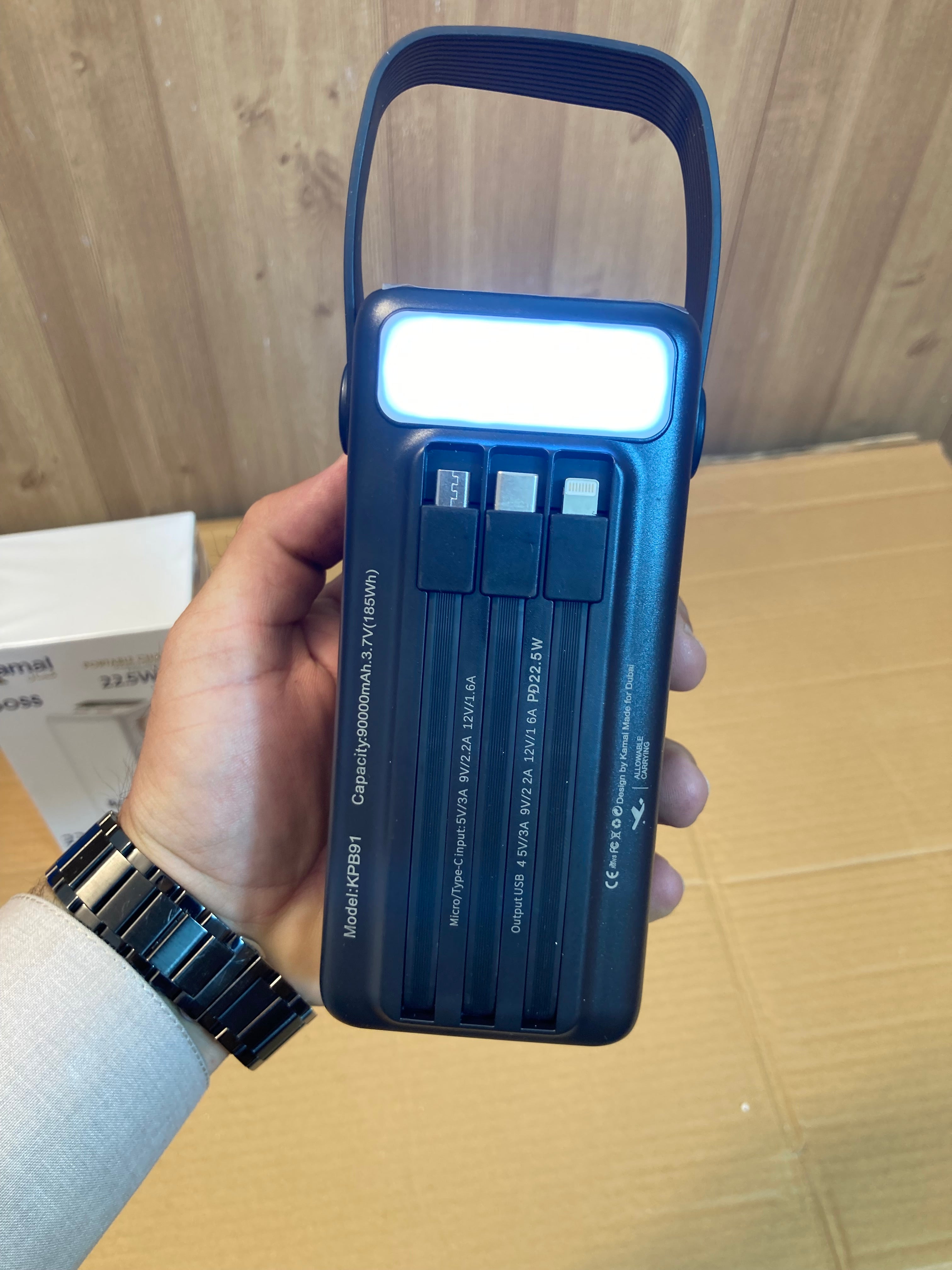Kamal 22.5W PD Fast Charging 90000mAh Power Bank KPB91