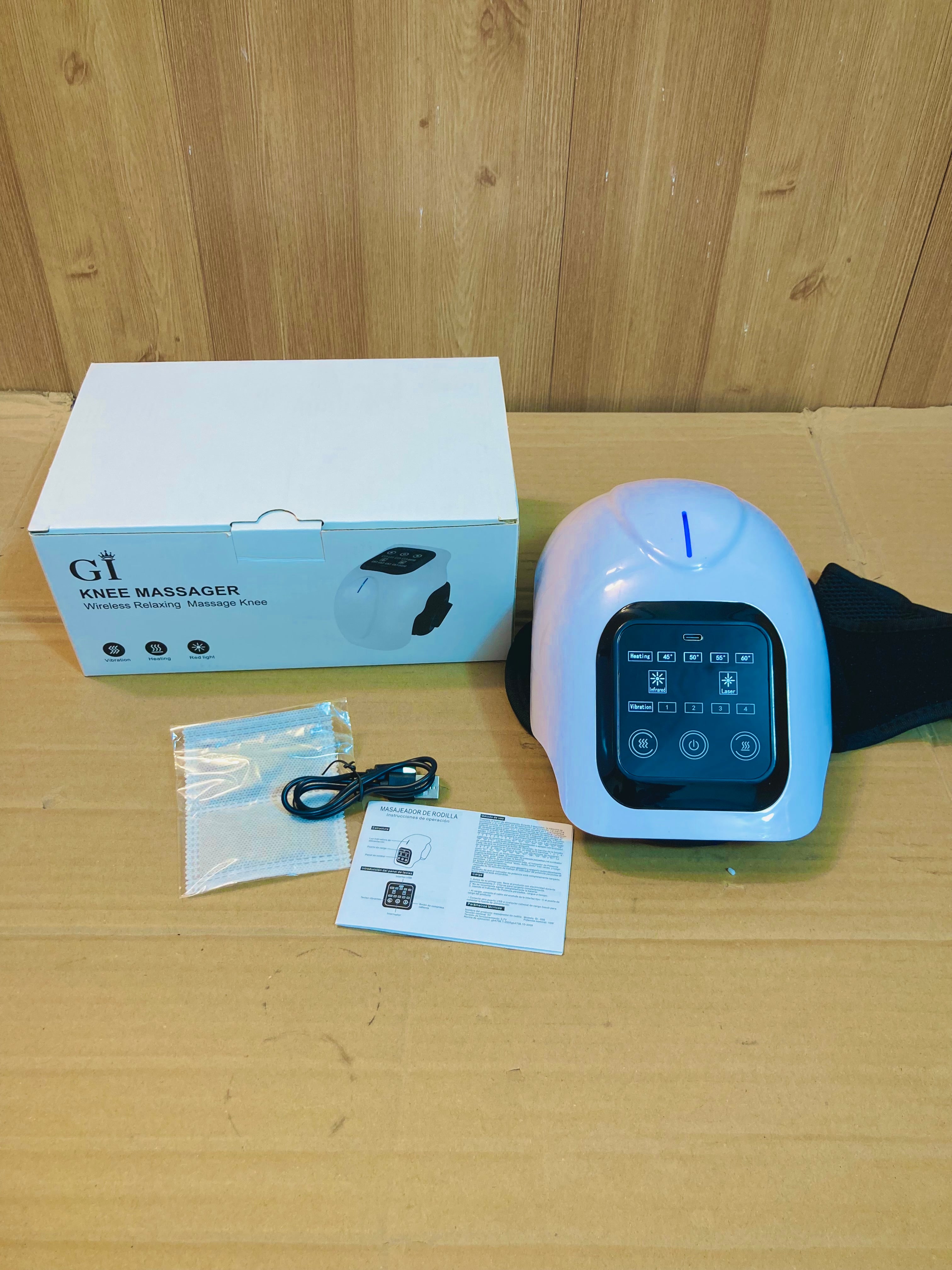 GI Wireless Relaxing Rechargeable Knee Massager