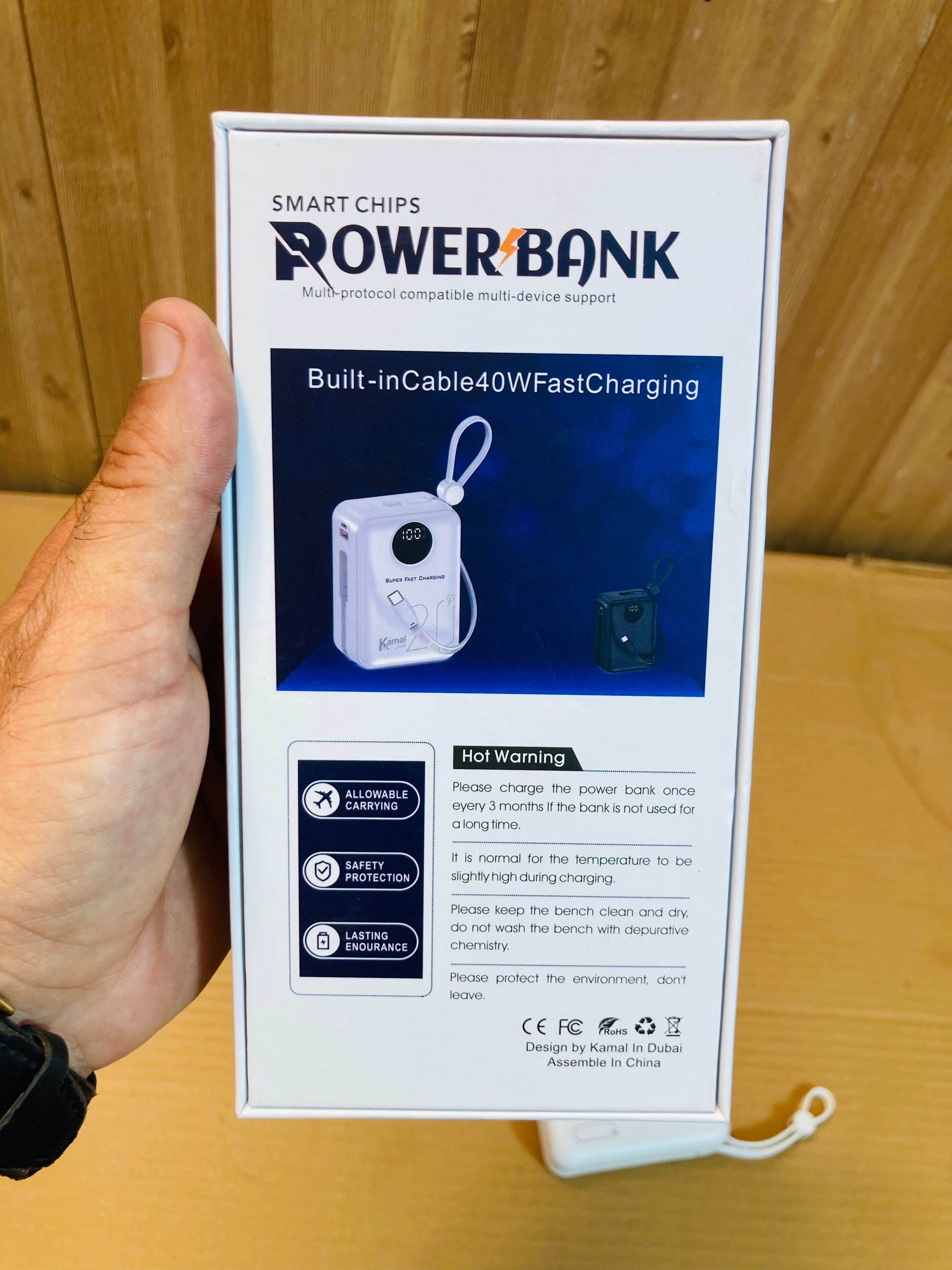 Kamal 22.5W Honest Travel Companion 20000mAh Power Bank KPB023