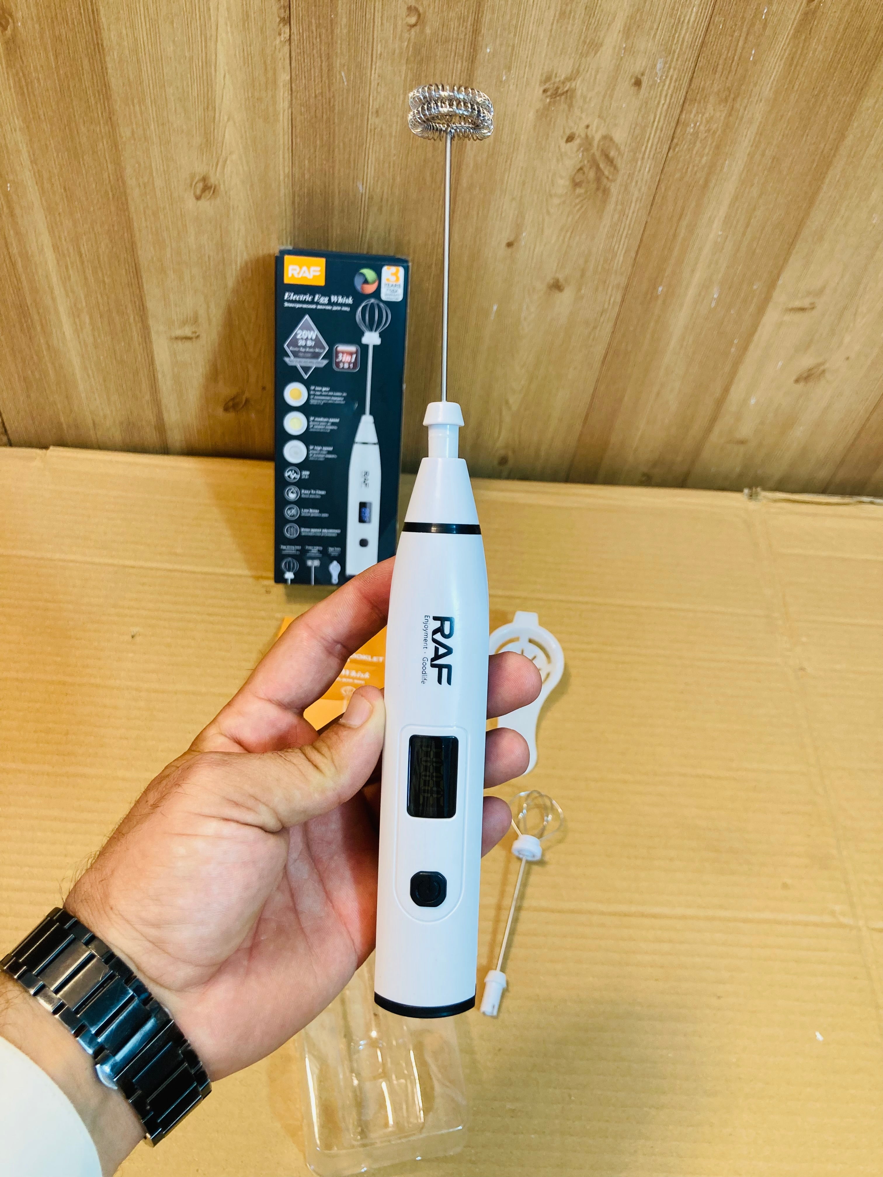 Raf 3-in-1 Rechargeable Egg Beater & Coffee Frother R322