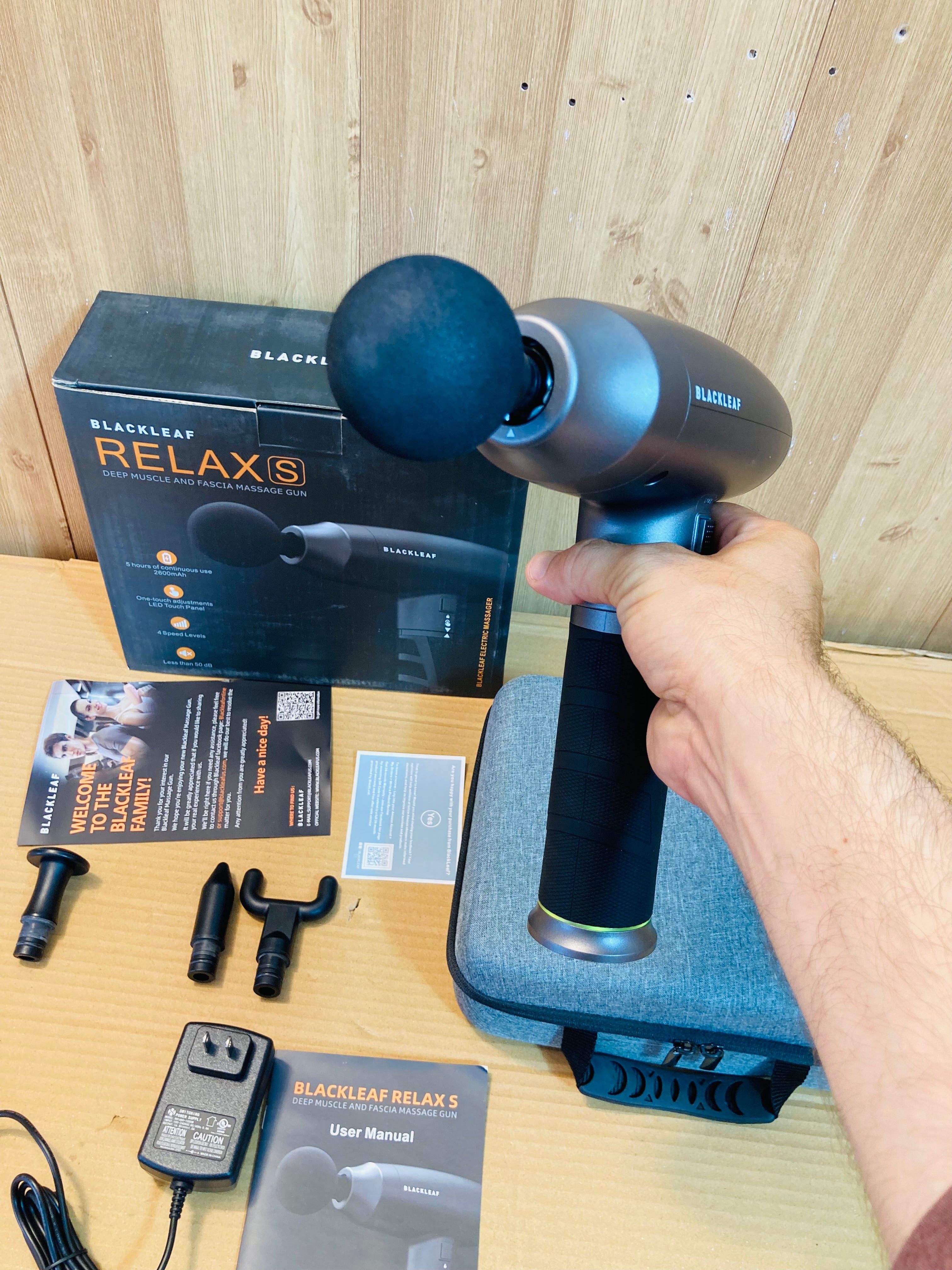 Blackleaf USA Relax Powerful Rechargeable Gun Massager