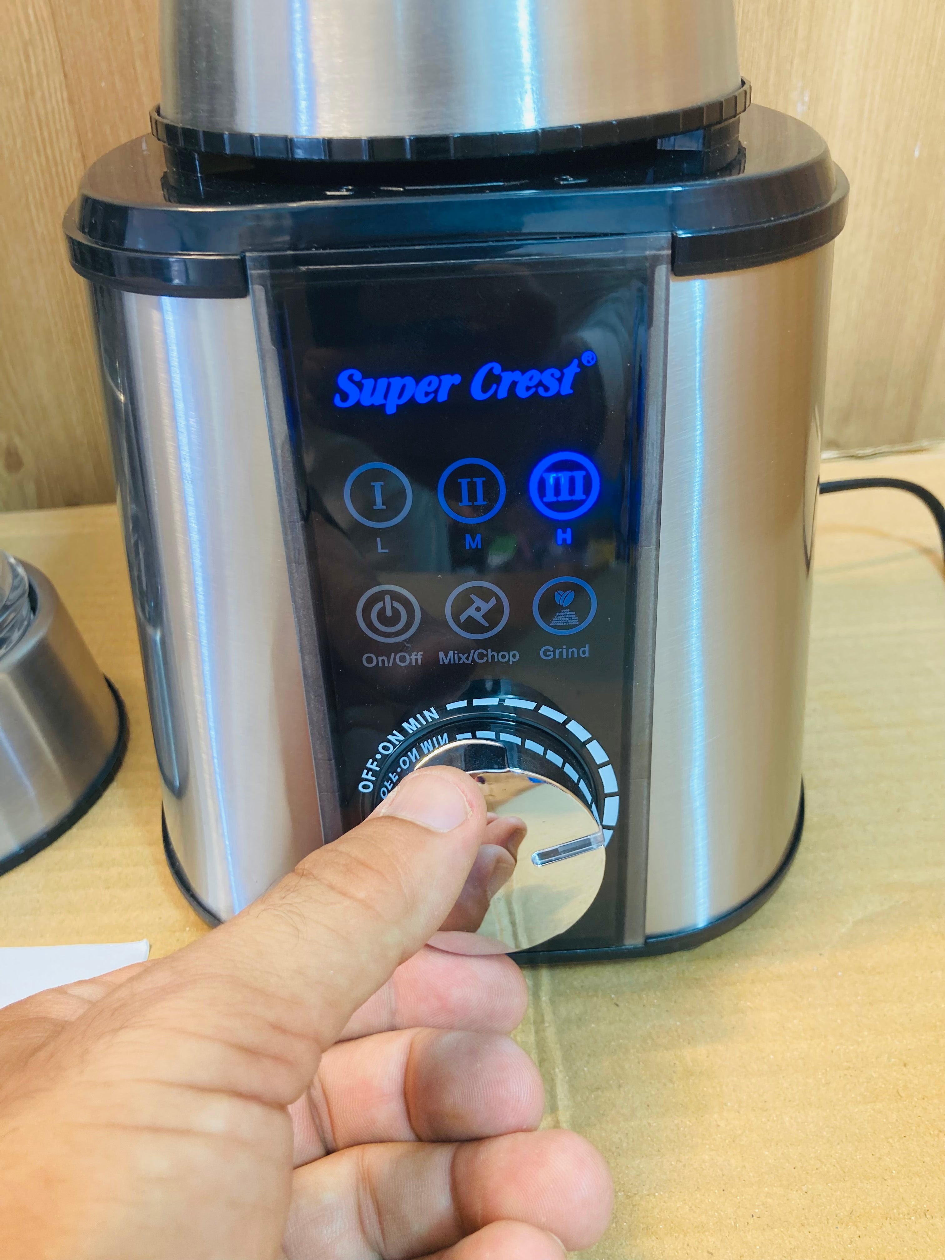 Super Crest Germany 2in1 Digital Blender 600W SCT-8052
