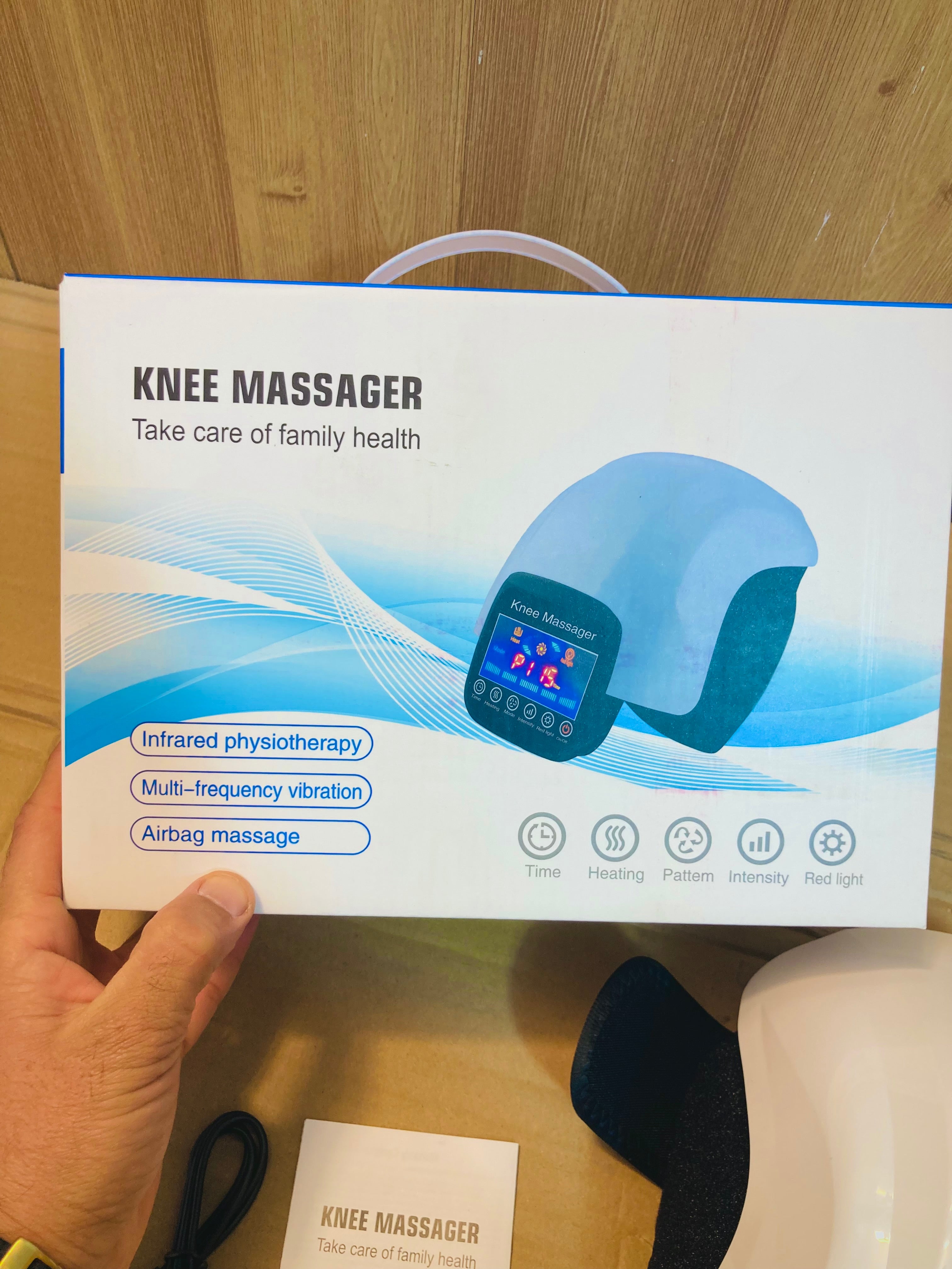 Rechargeable HY-991 Joint Pain Relief Electric Knee Massager 5W