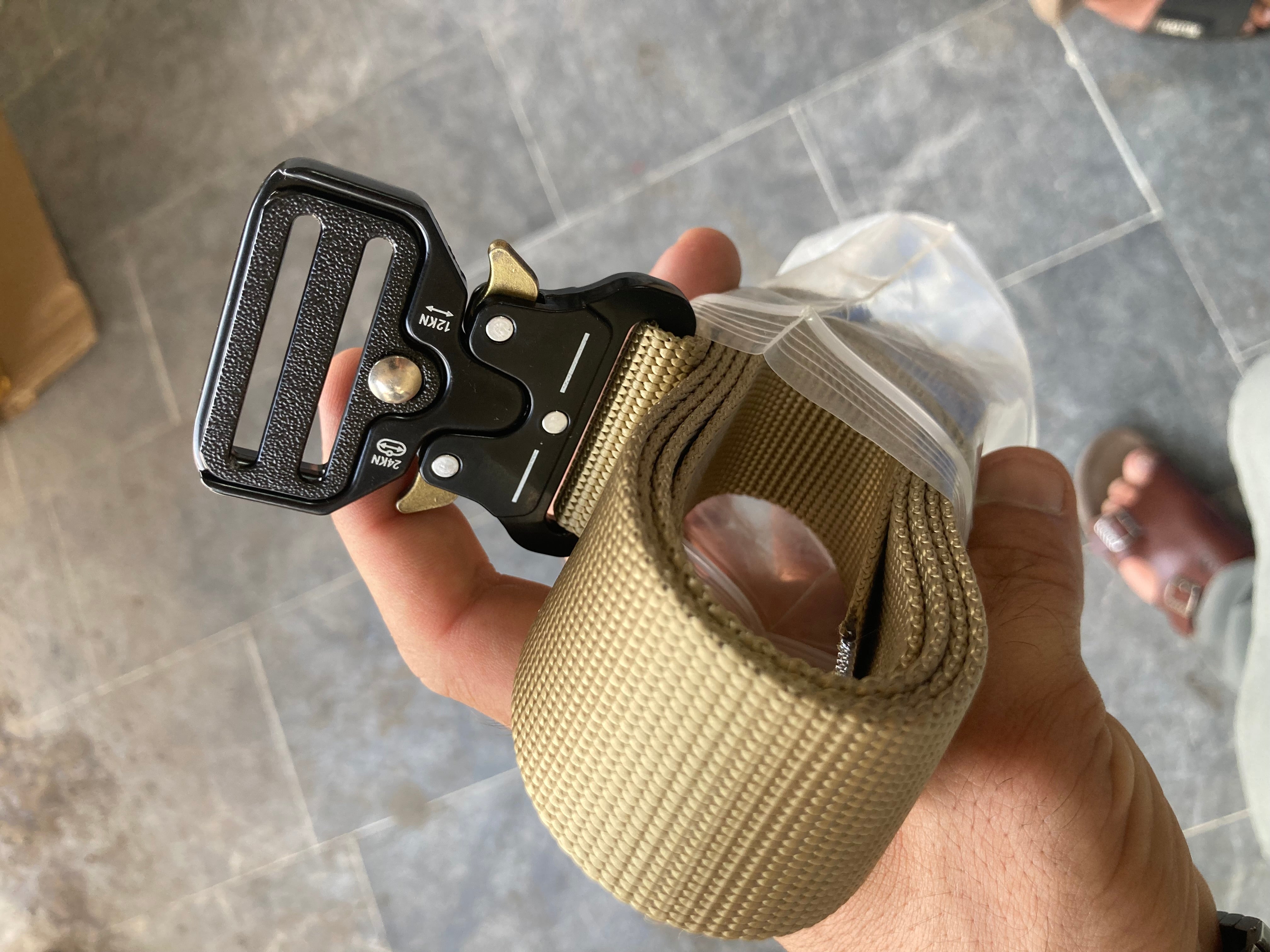 Quick Release Tactical Series Nylon Belt with Metal Quick Locking Buckle