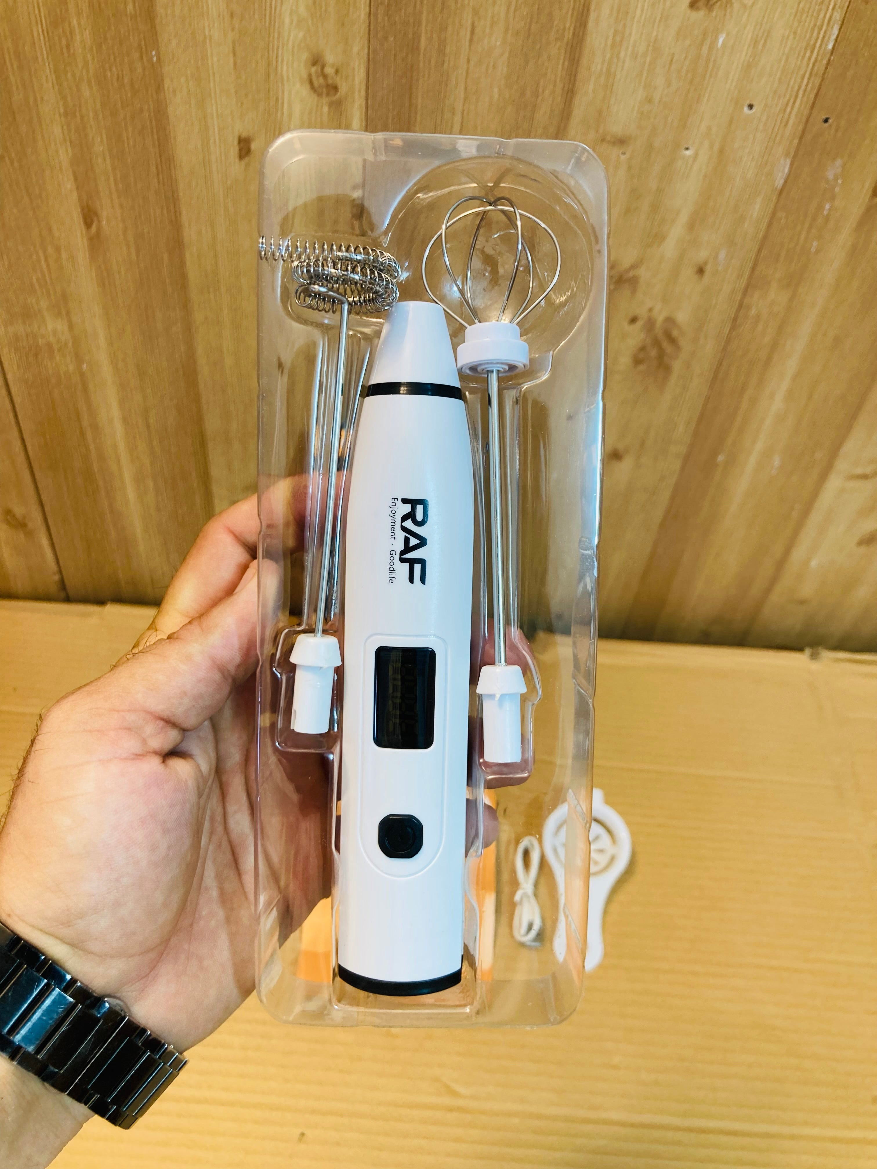 Raf 3-in-1 Rechargeable Egg Beater & Coffee Frother R322