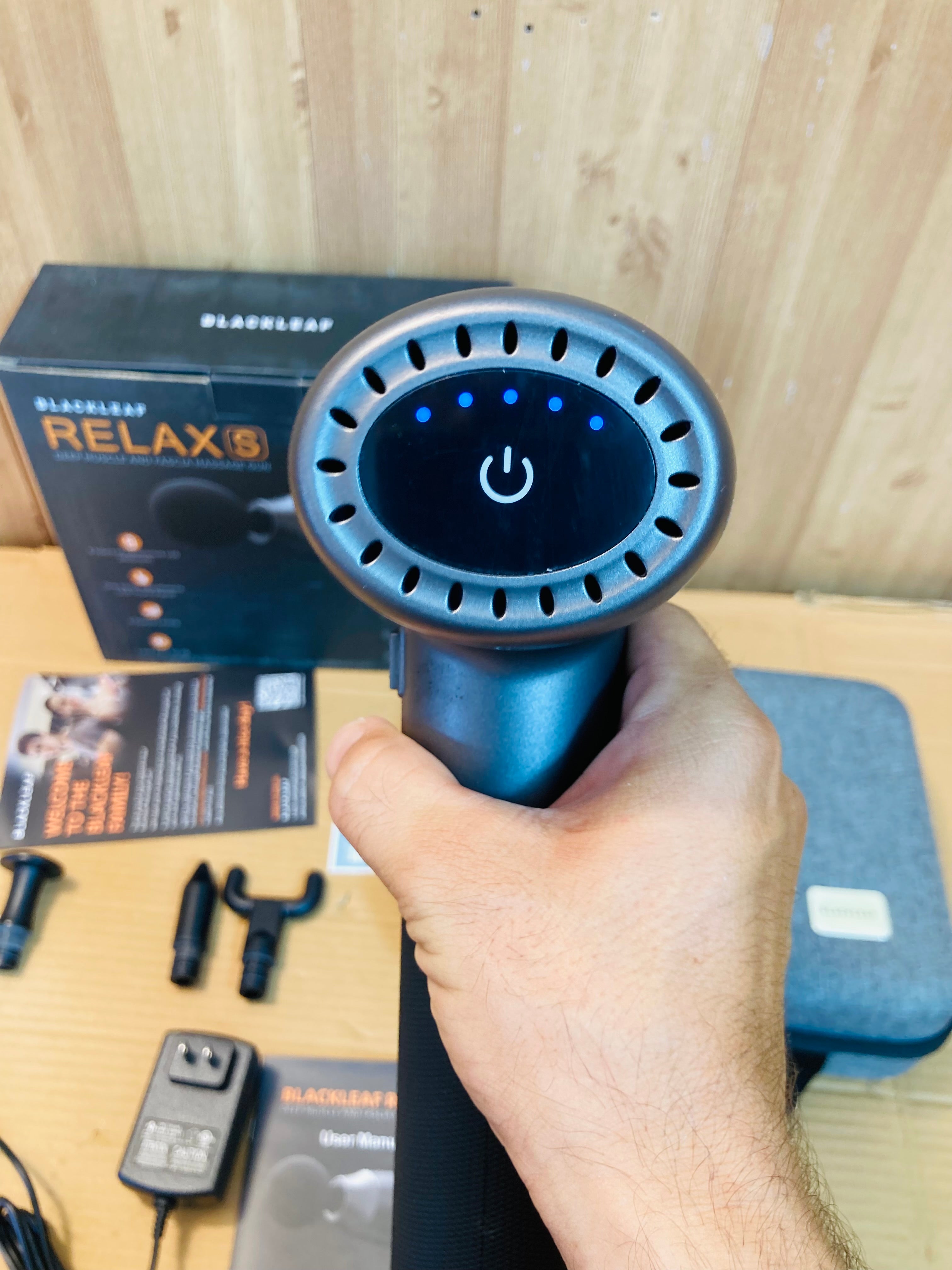Blackleaf USA Relax Powerful Rechargeable Gun Massager