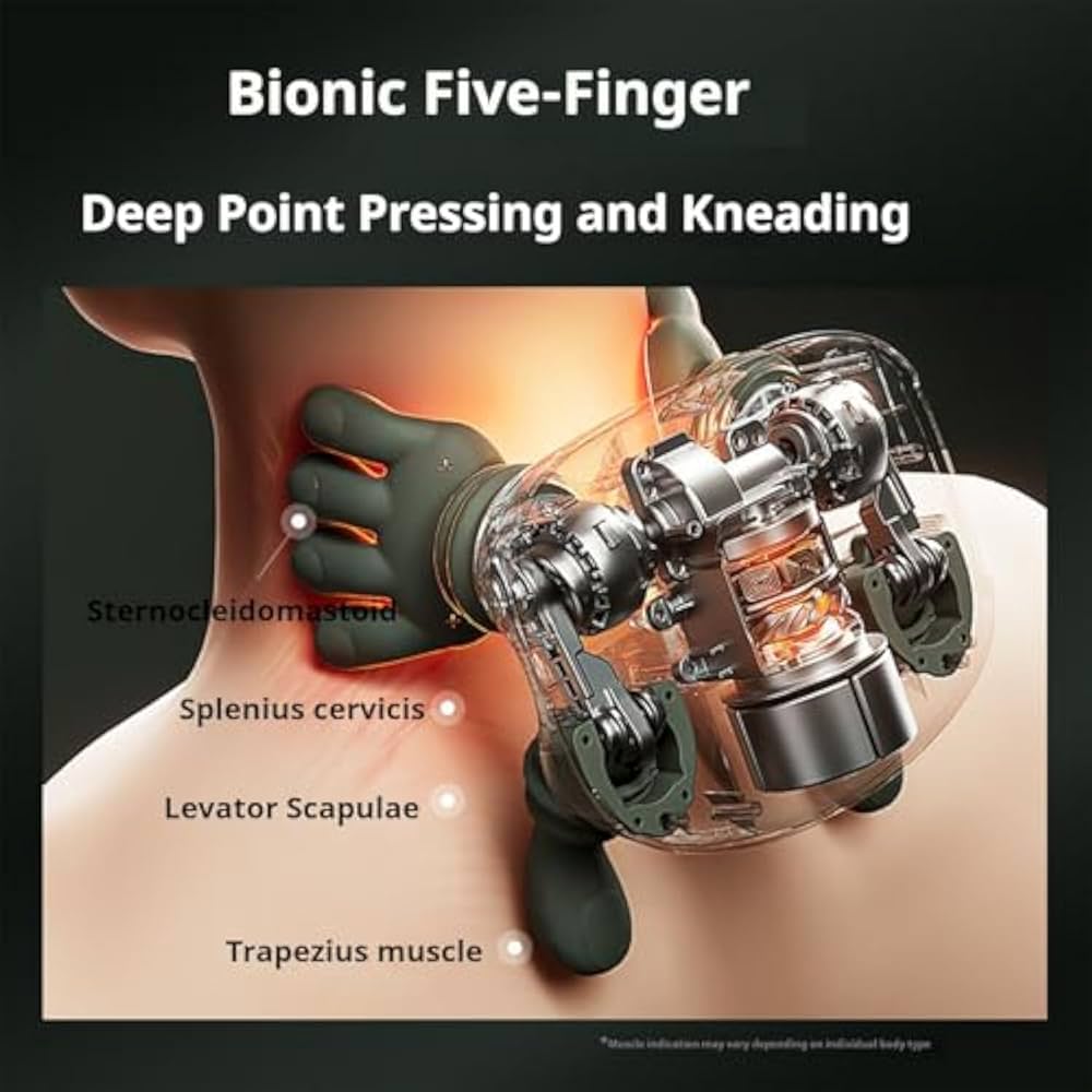 Portable Rechargeable Wireless Neck & Shoulder Heating Massager BLD-550