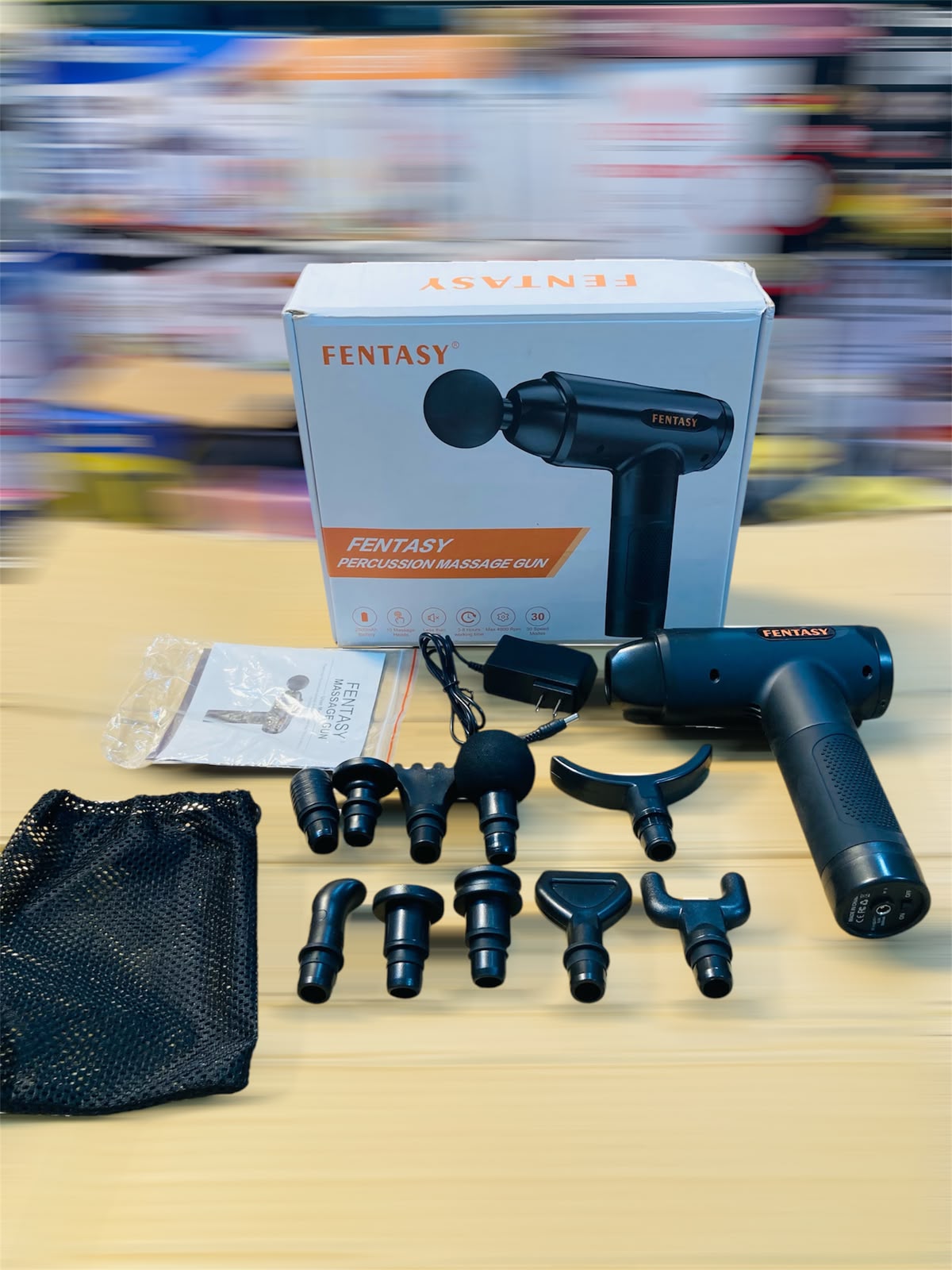 Fentasy 5 in 1 multifunctional Deep Tissue Percussion  Massage Gun