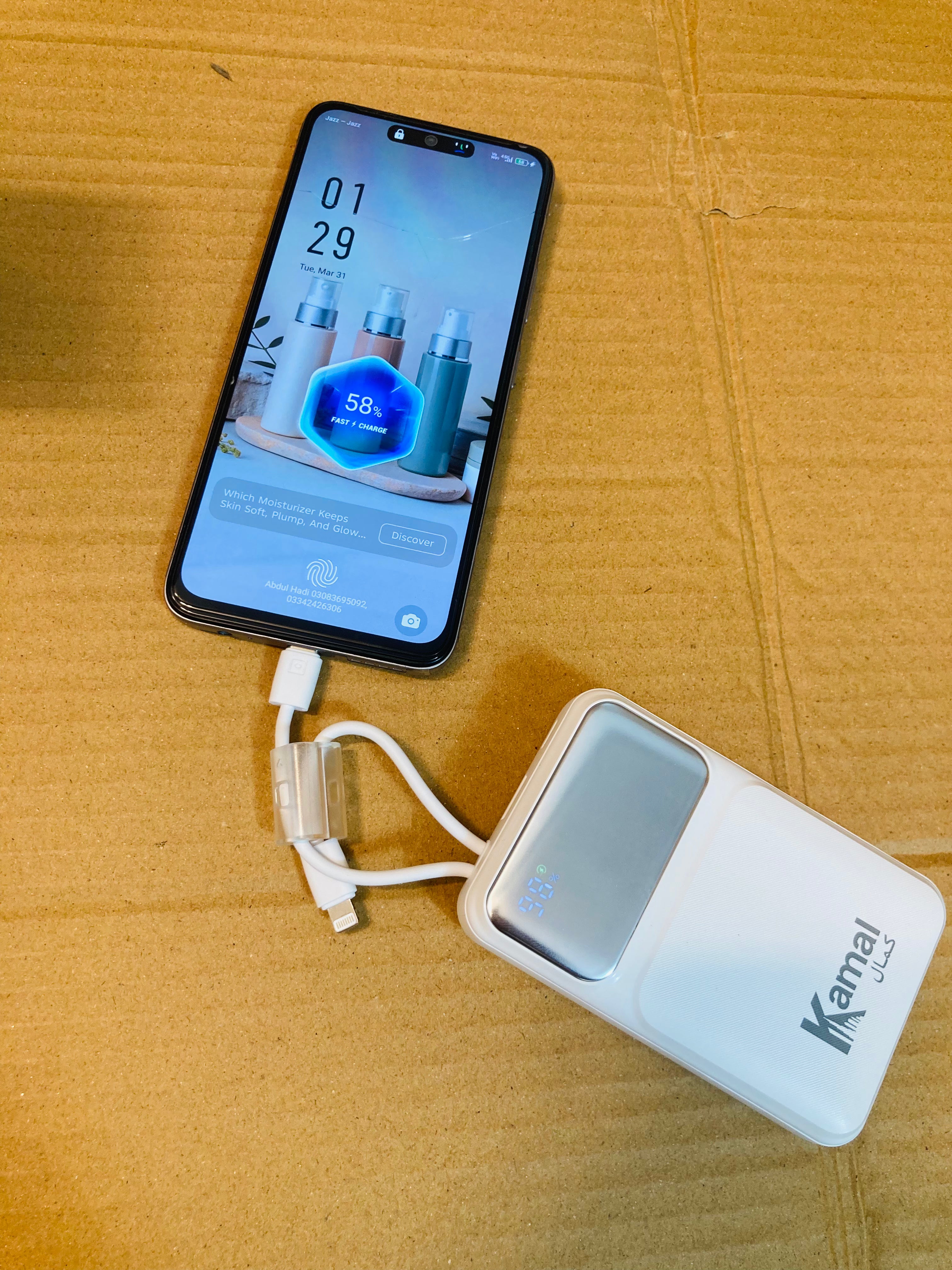 Kamal 22.5W Fast Charging Premium 20000mAh Power Bank KPB2002
