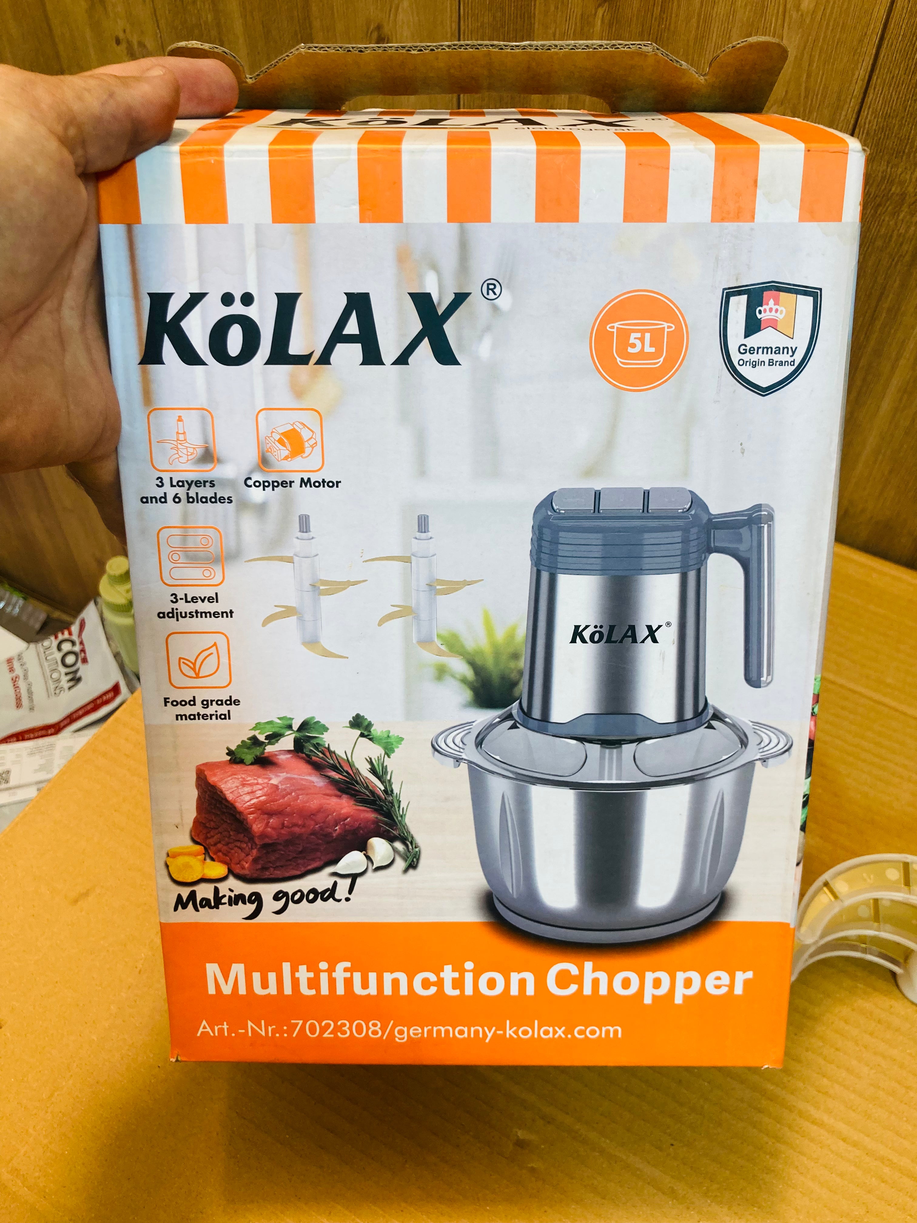 KoLAX Germany 5L Meat/Food Chopper 1000W