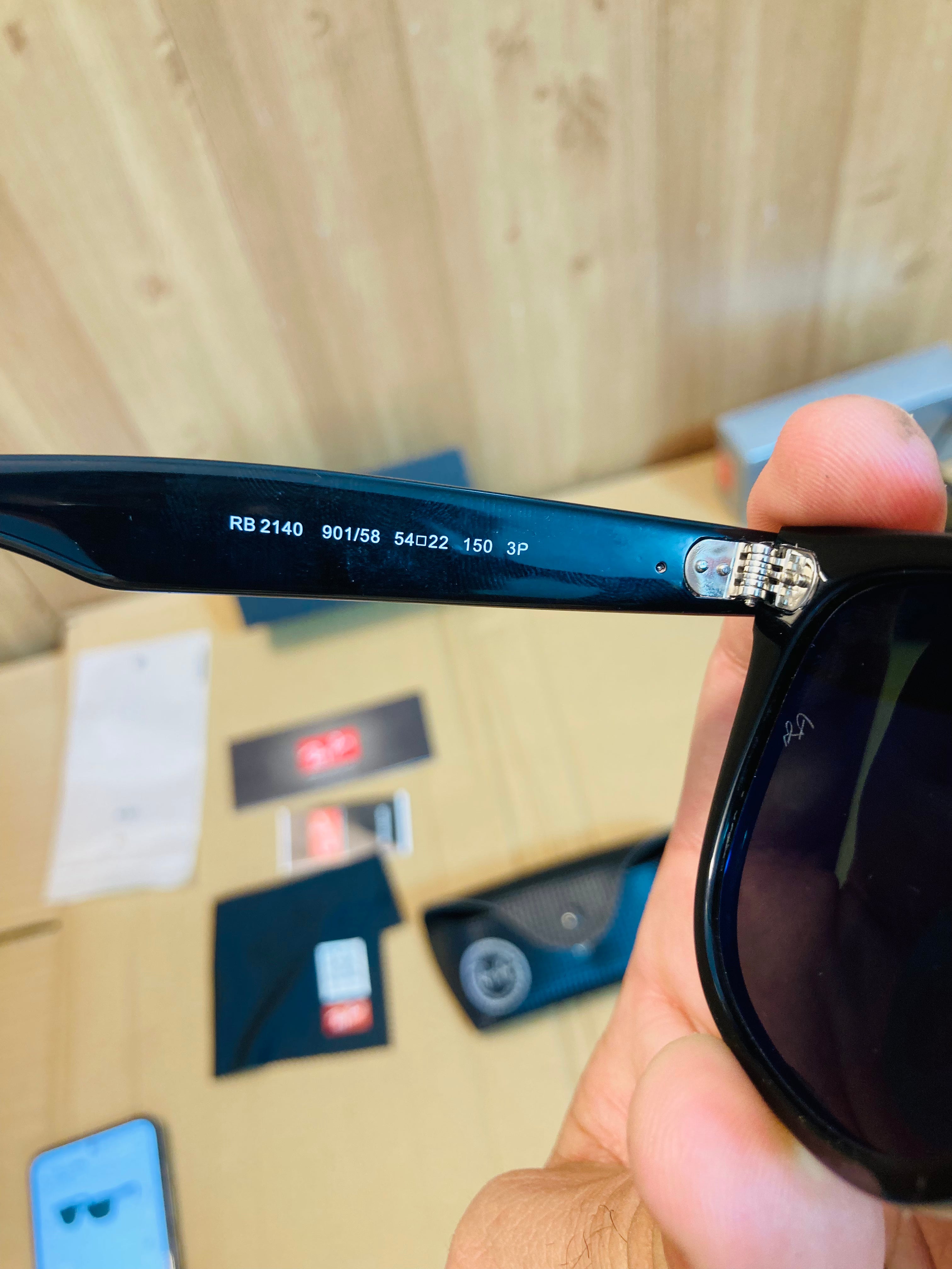 Ray-Ban RB2140 Original Wayfarer Classic Polarized Sunglasses
