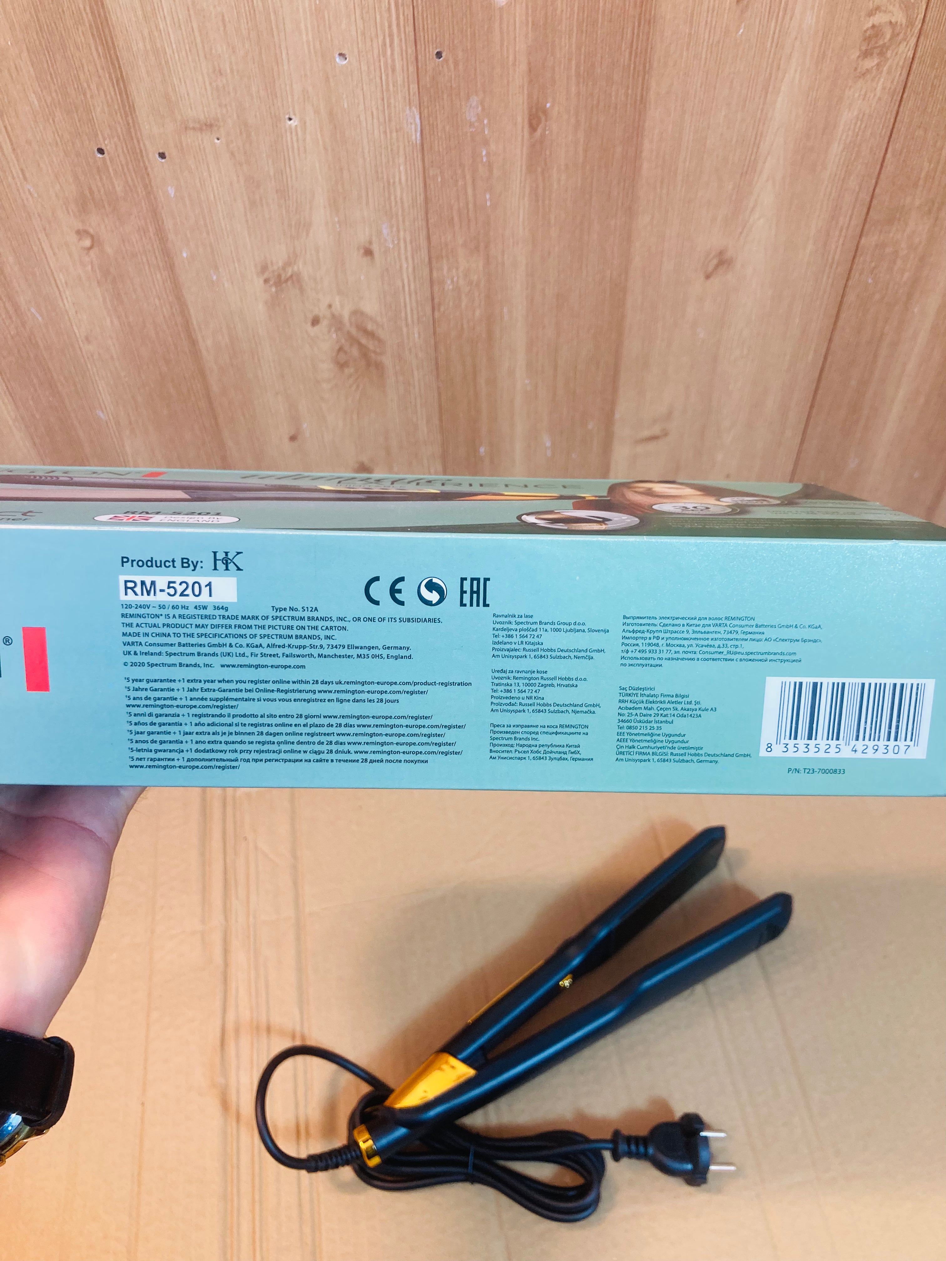 Remington Keratin Protect Intelligent Digital Hair Straightener RM-5201