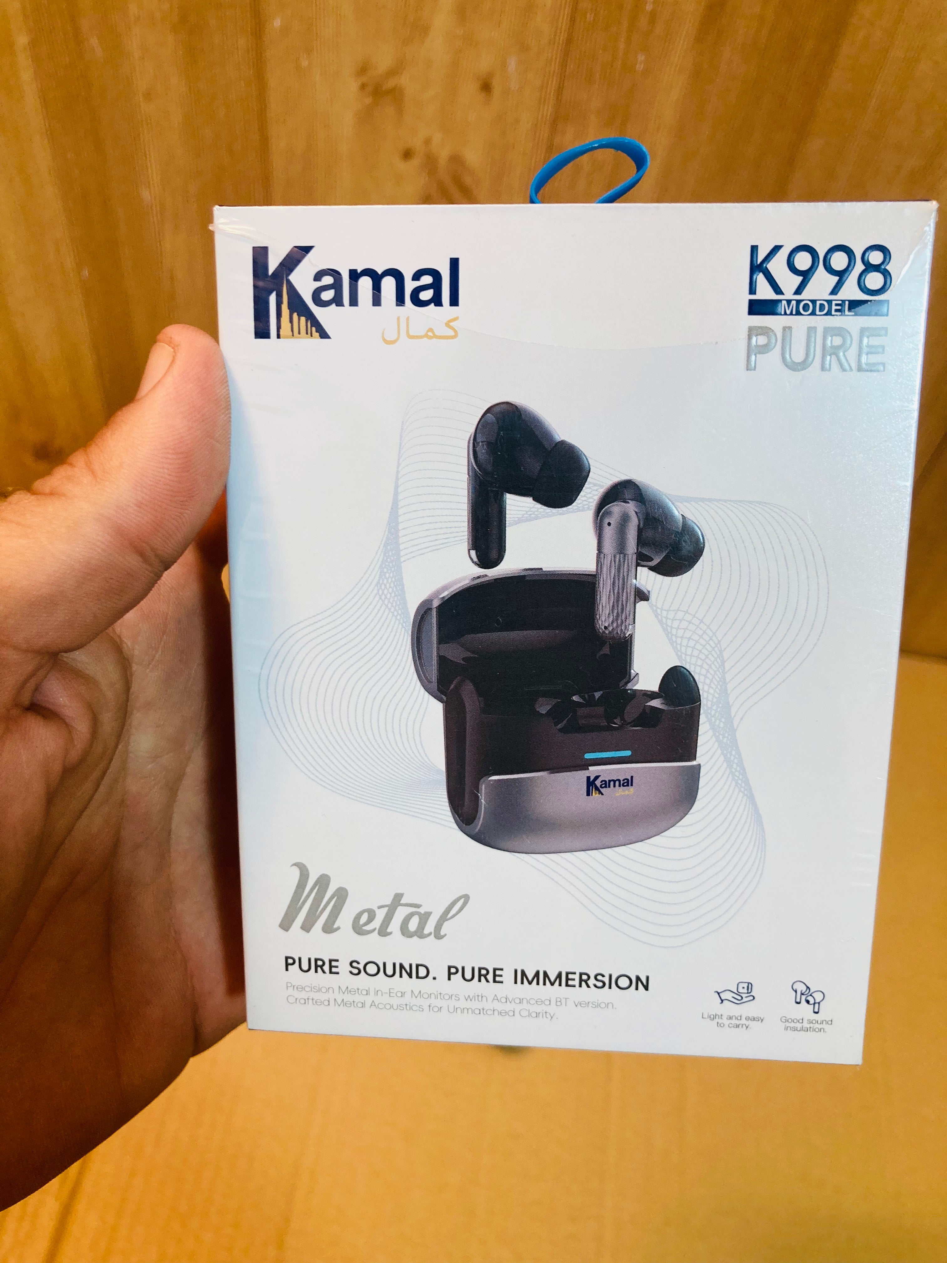 Kamal Premium True Wireless Metal Earbuds-AirPods K998