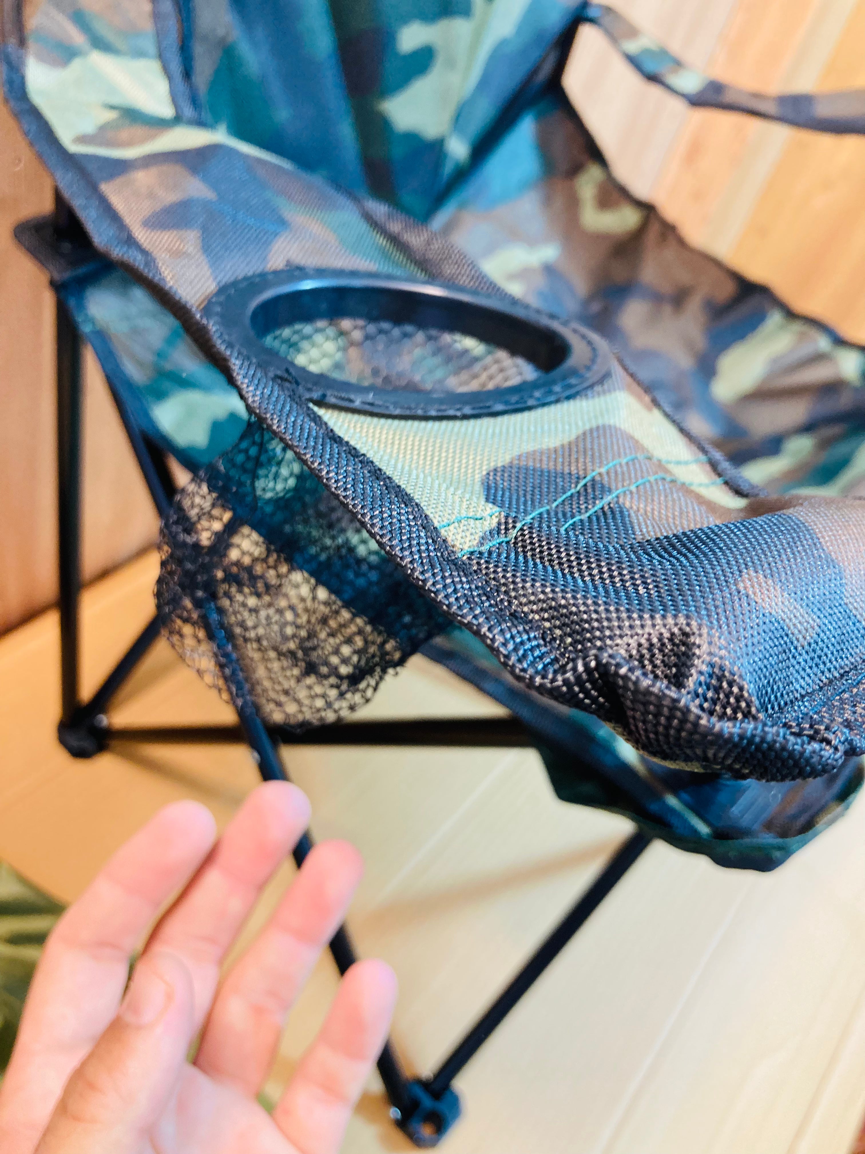 Foldable Heavy Duty Camping Chair with Cup Holder