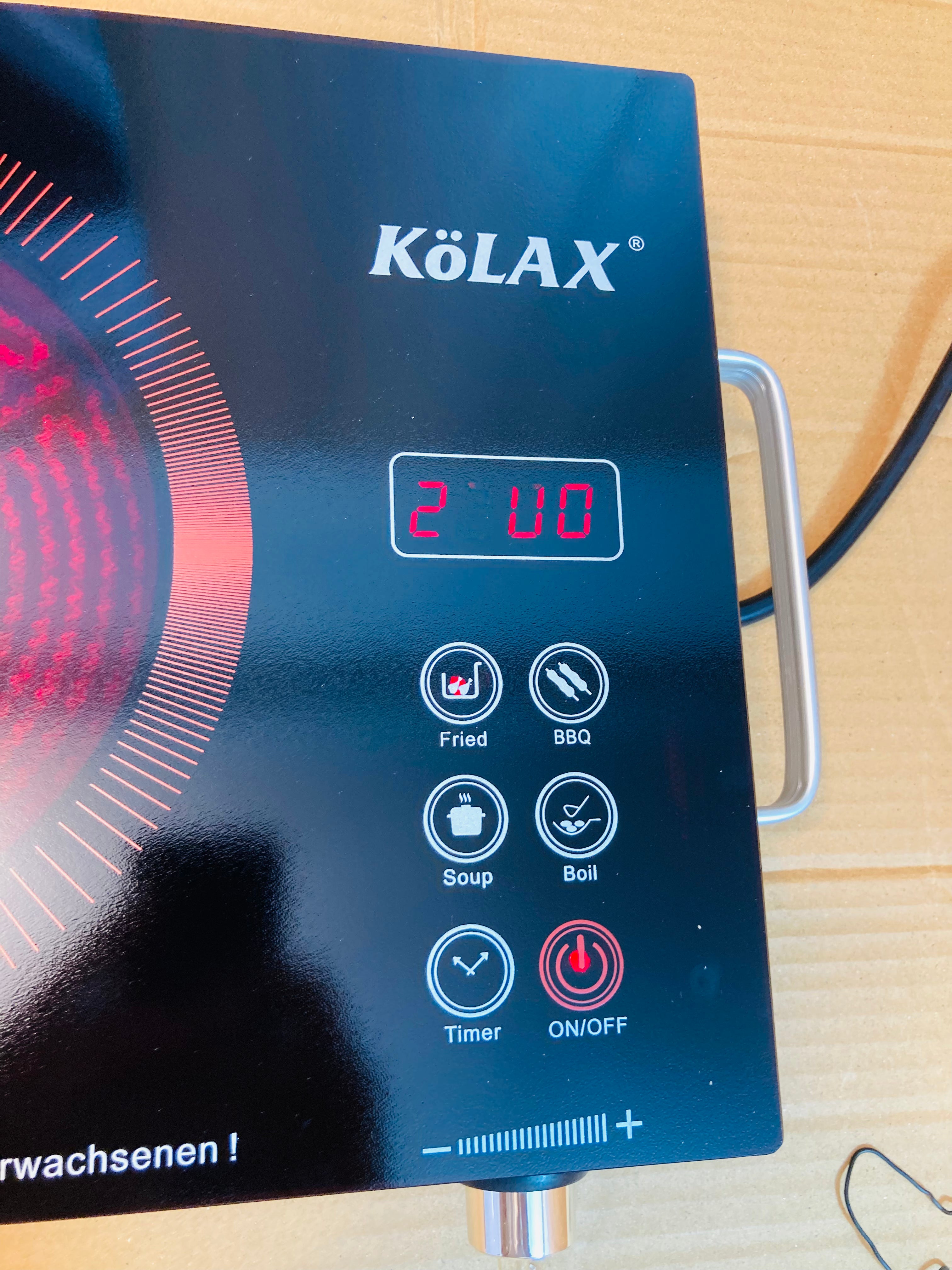 KoLAX Germany Electric Stove - Infrared HotPlate 2200W