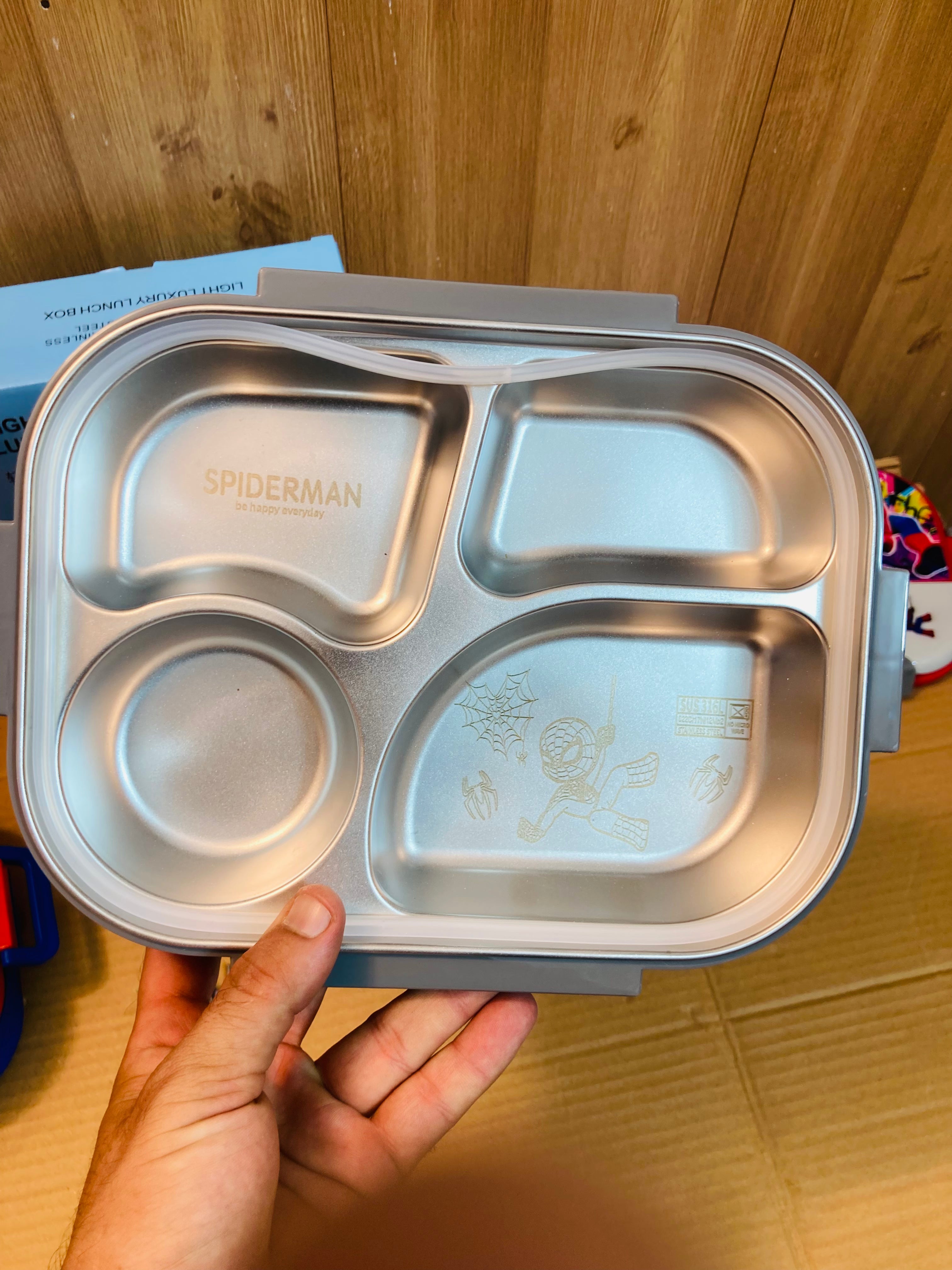 Stainless Steel Insulated Kids Lunch Box with Spoon