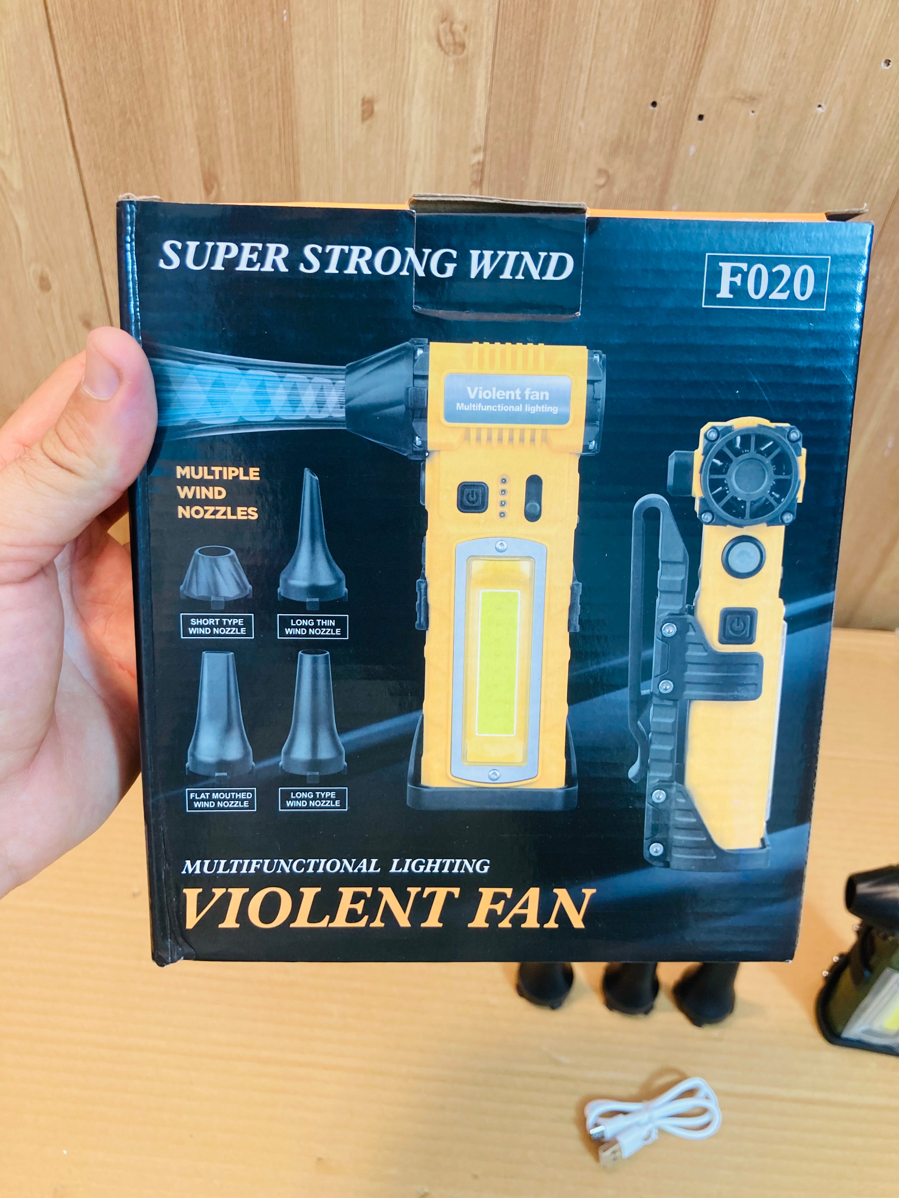 Handheld Powerful Multifunctional Turbo Led Violent Jet Fan Blower F020