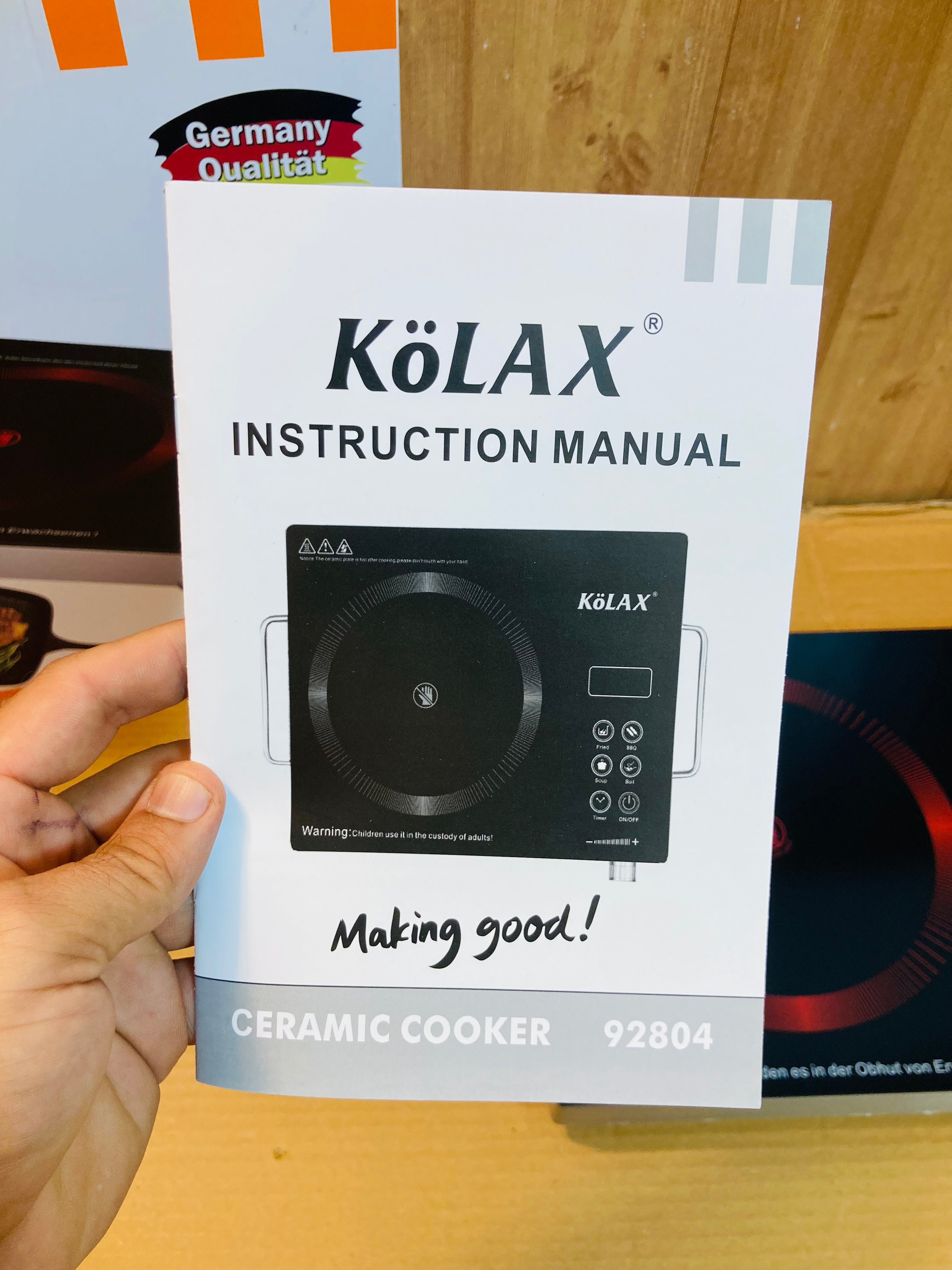 KoLAX Germany Electric Stove - Infrared HotPlate 2200W