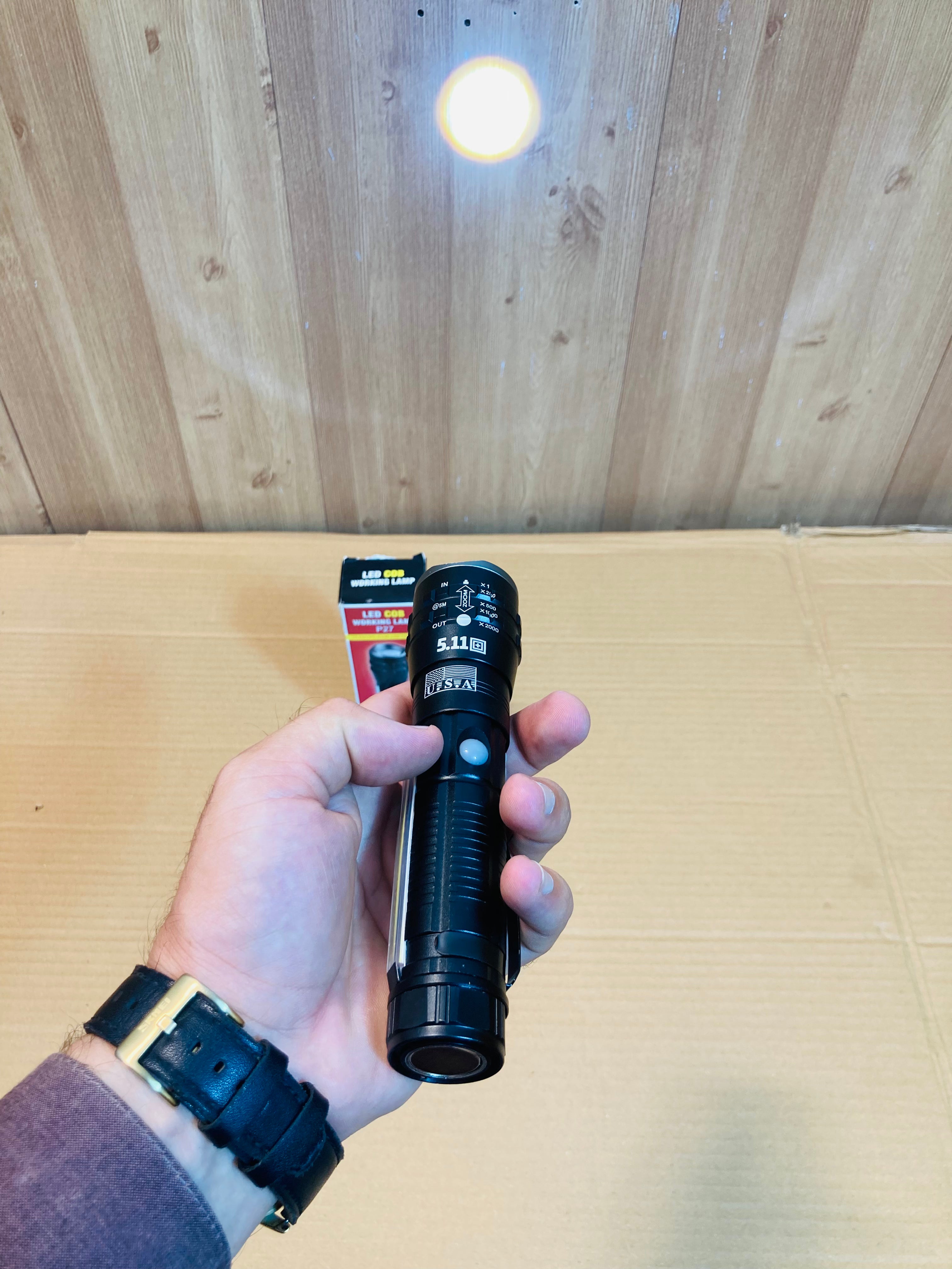 Handheld Compact Aluminium Led Flashlight Torch - Lamp P27