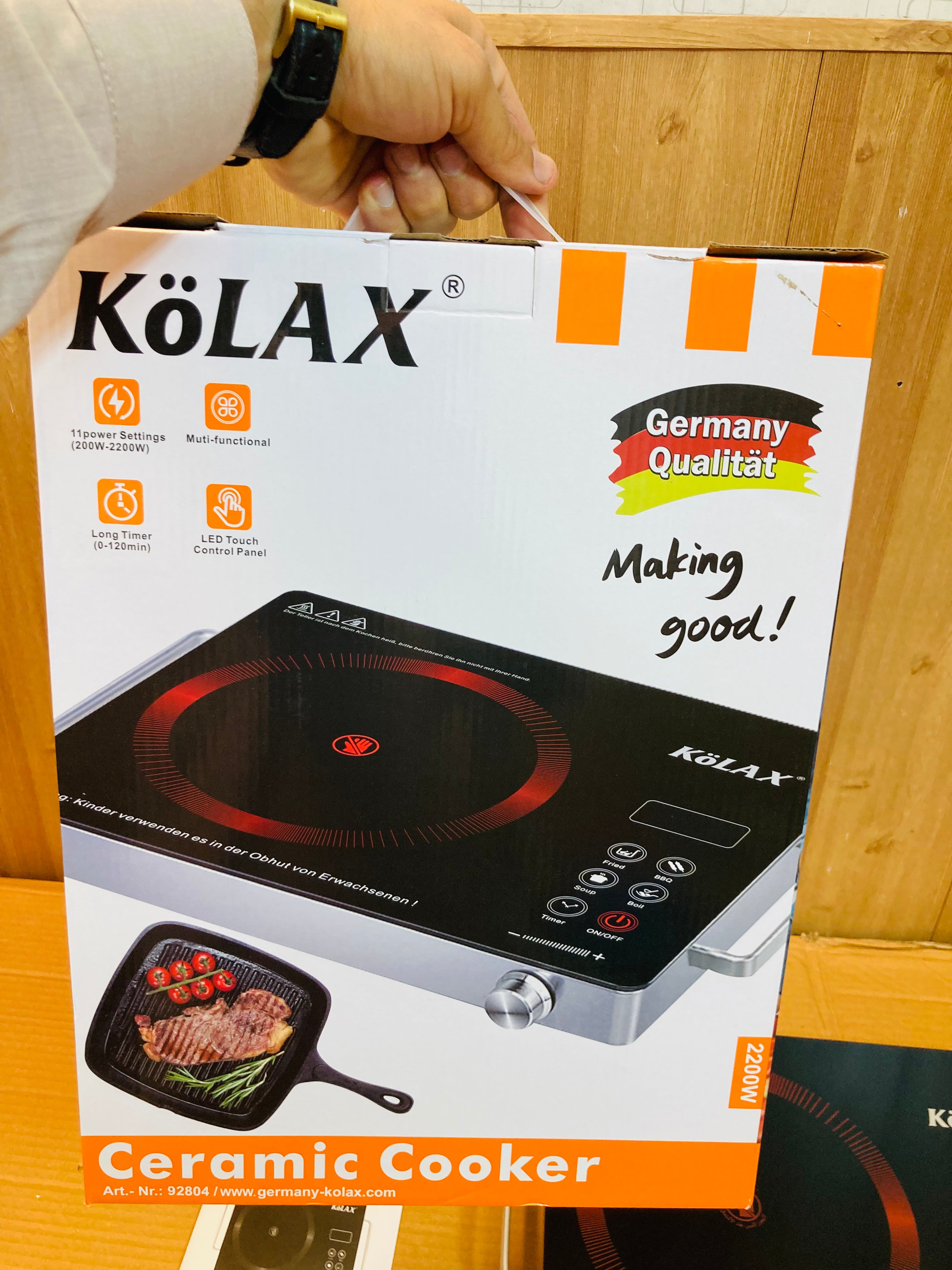 KoLAX Germany Electric Stove - Infrared HotPlate 2200W
