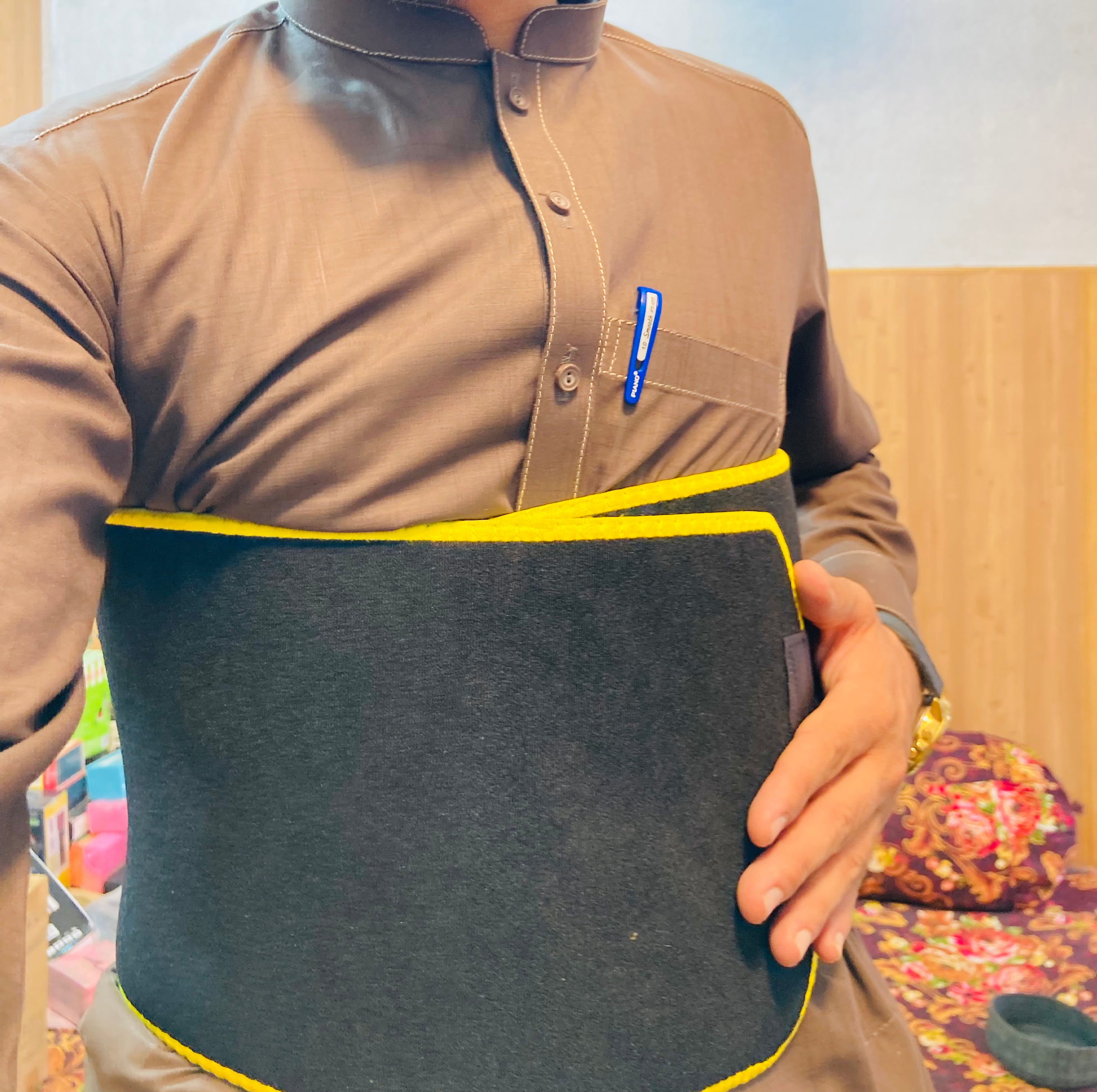 Adjustable Unisex Slimming Waist Belt - Random Colors