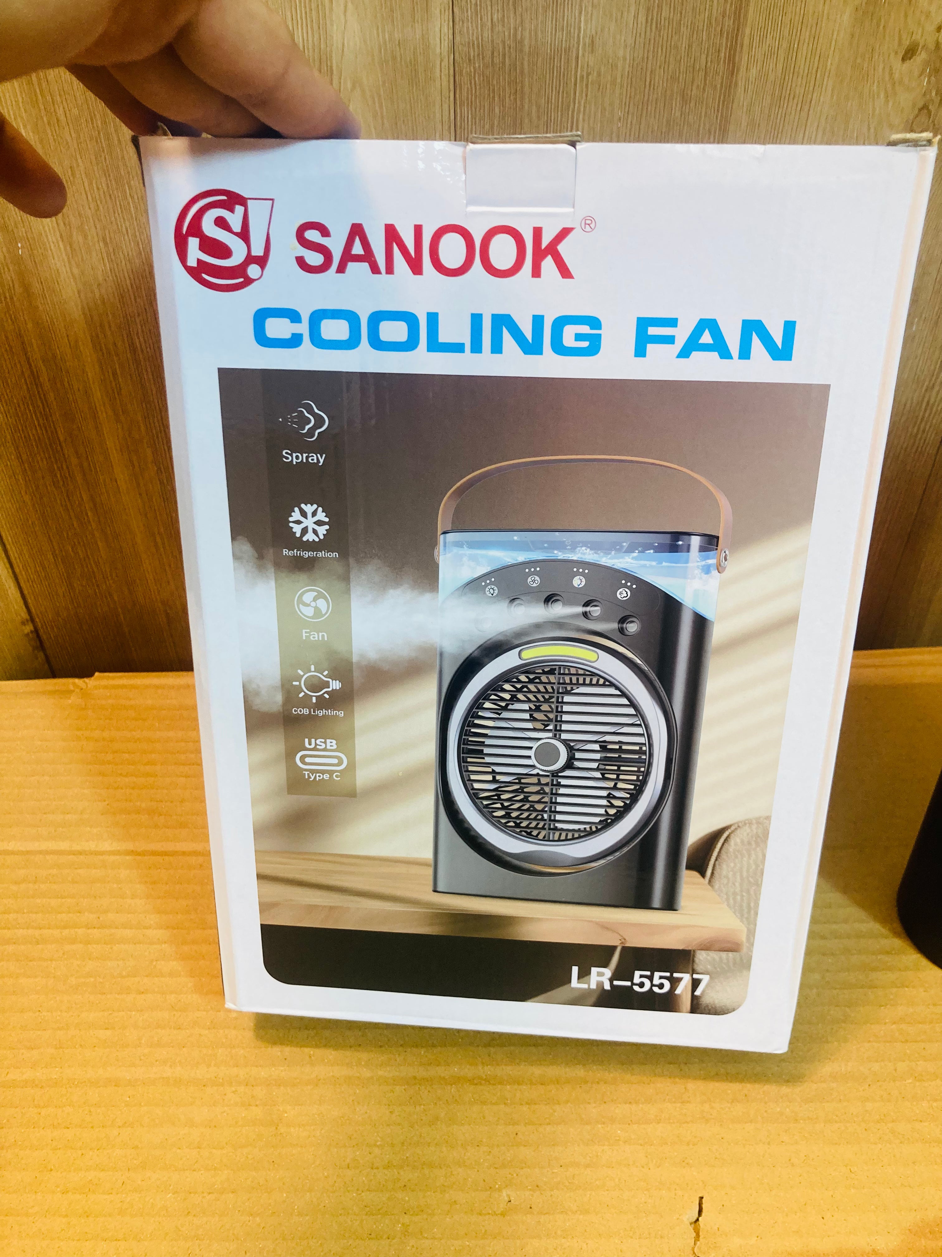 Sanook Rechargeable Portable Personal Humidifier Cooling Fan LR-5577