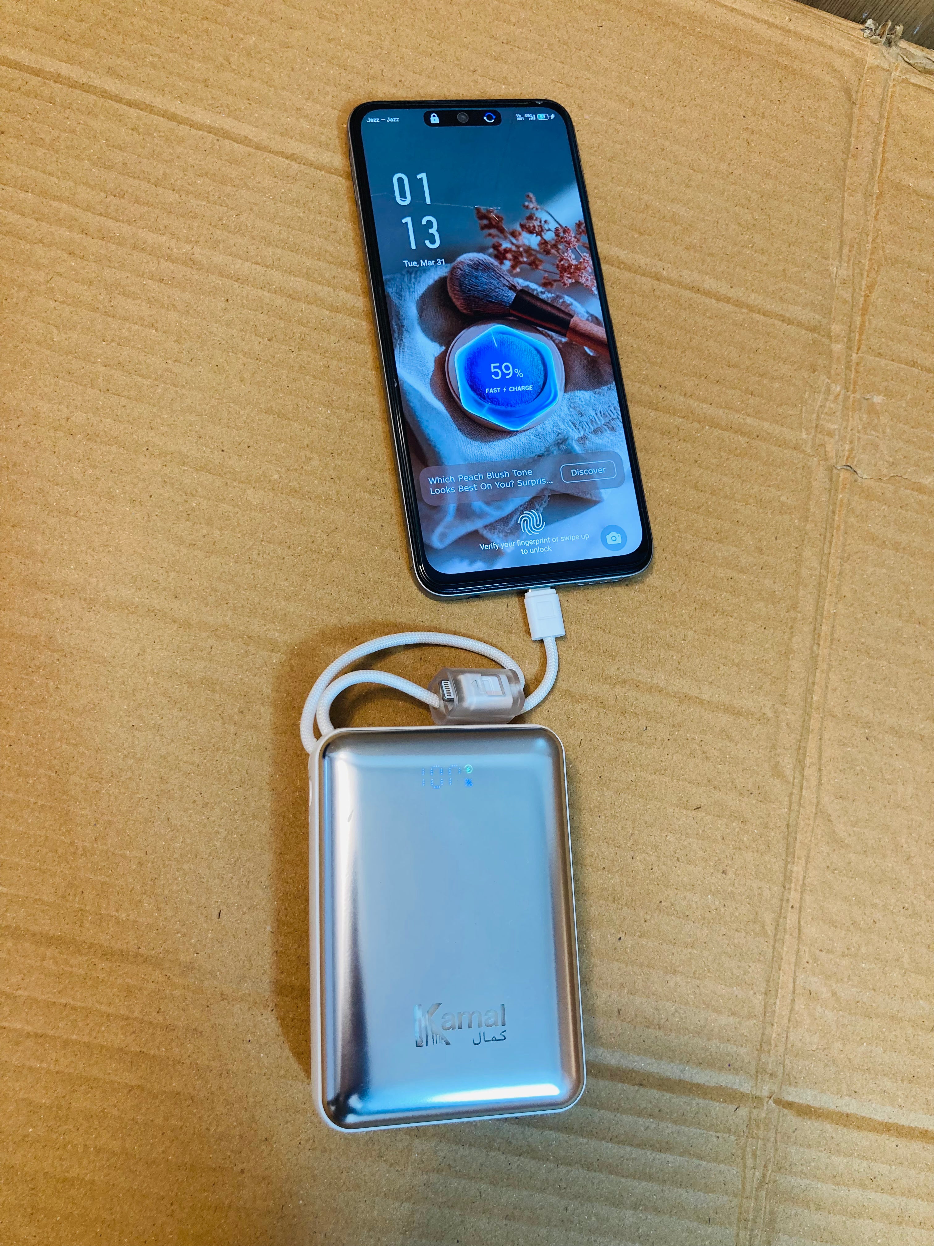 Kamal 22.5W Fast Charging Ultra Compact 20000mAh Power Bank KPB2001
