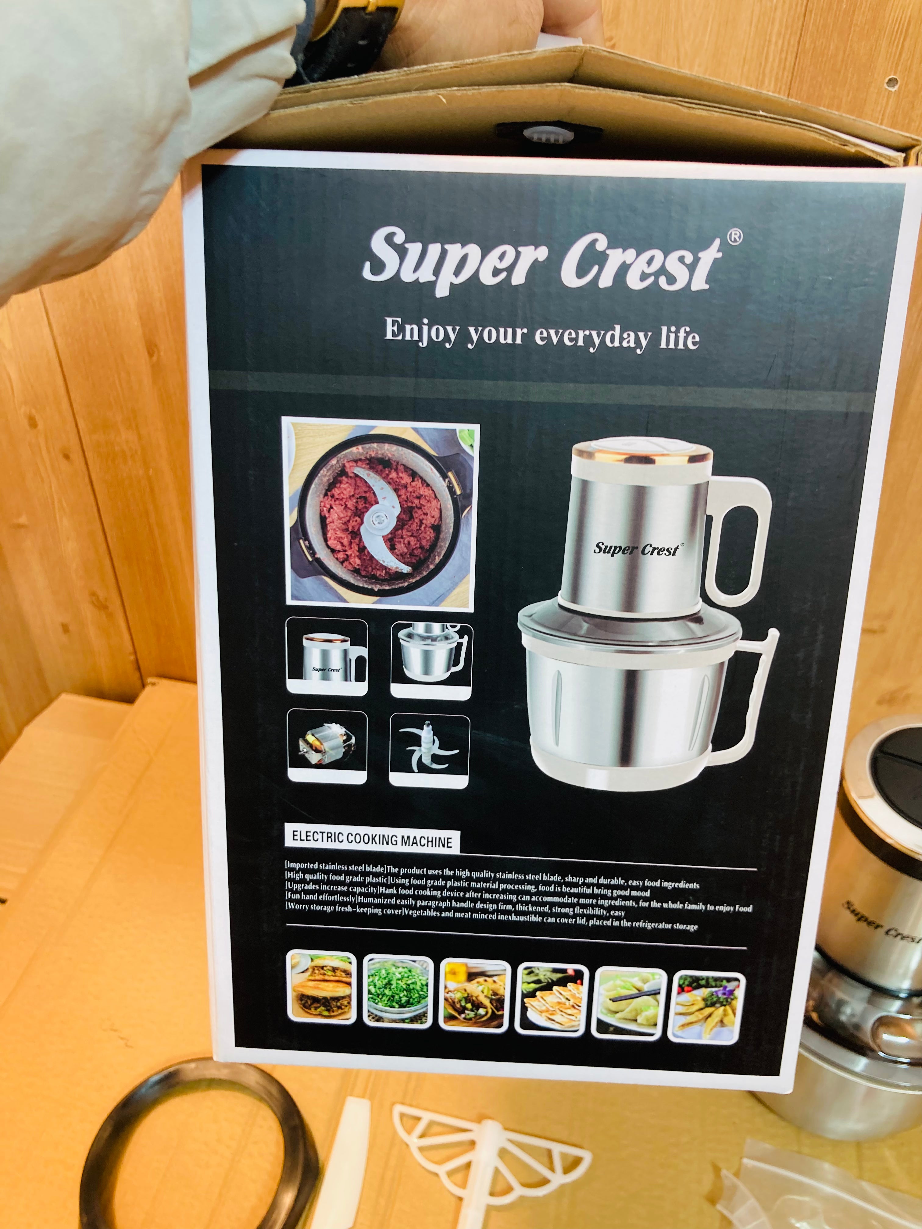 Super Crest Germany 3.5L 1000W Meat/Food Chopper SCT-2021