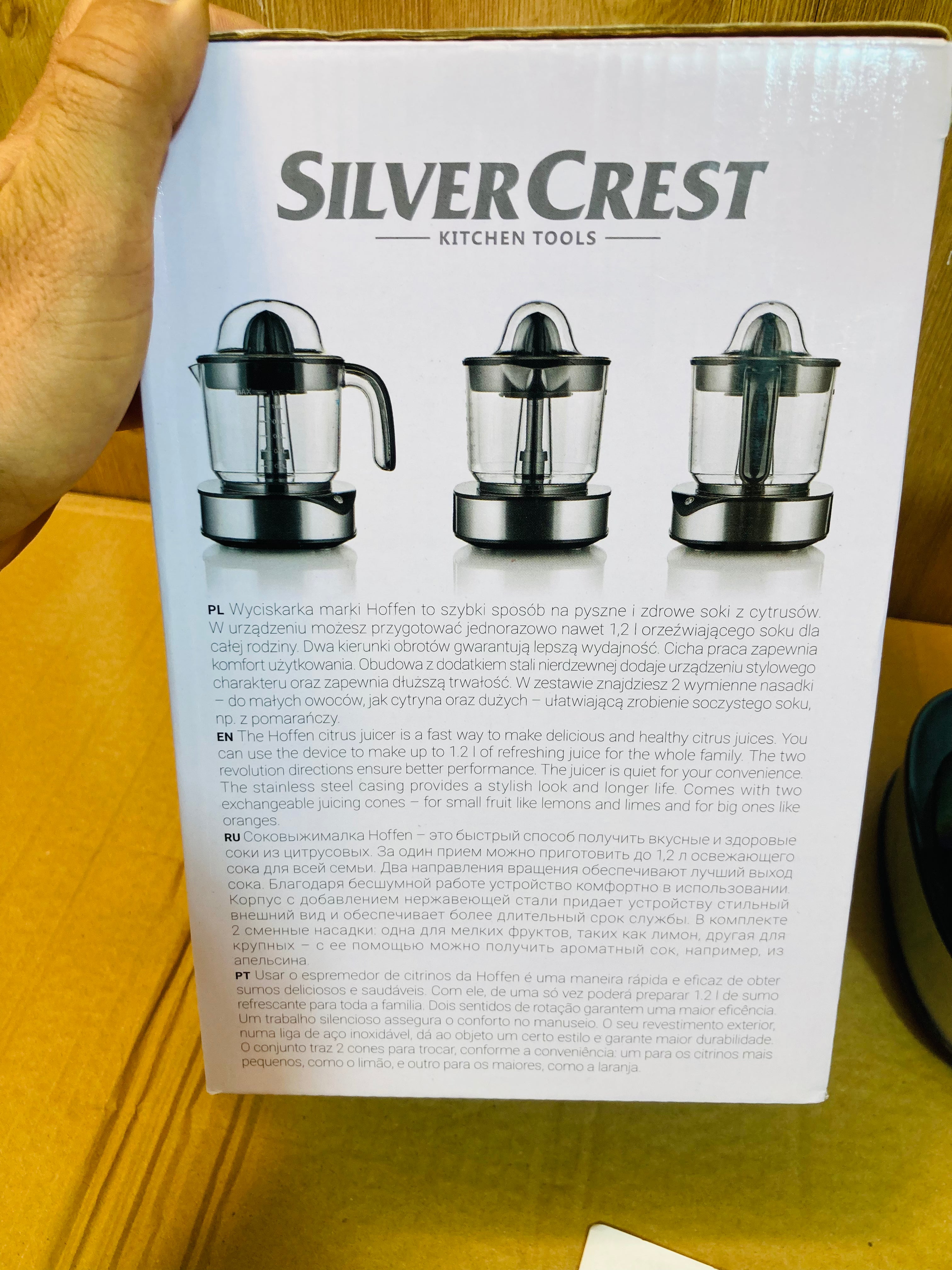 Silver Crest 40W Electric Citrus Juicer 1.2L SC-222CJ