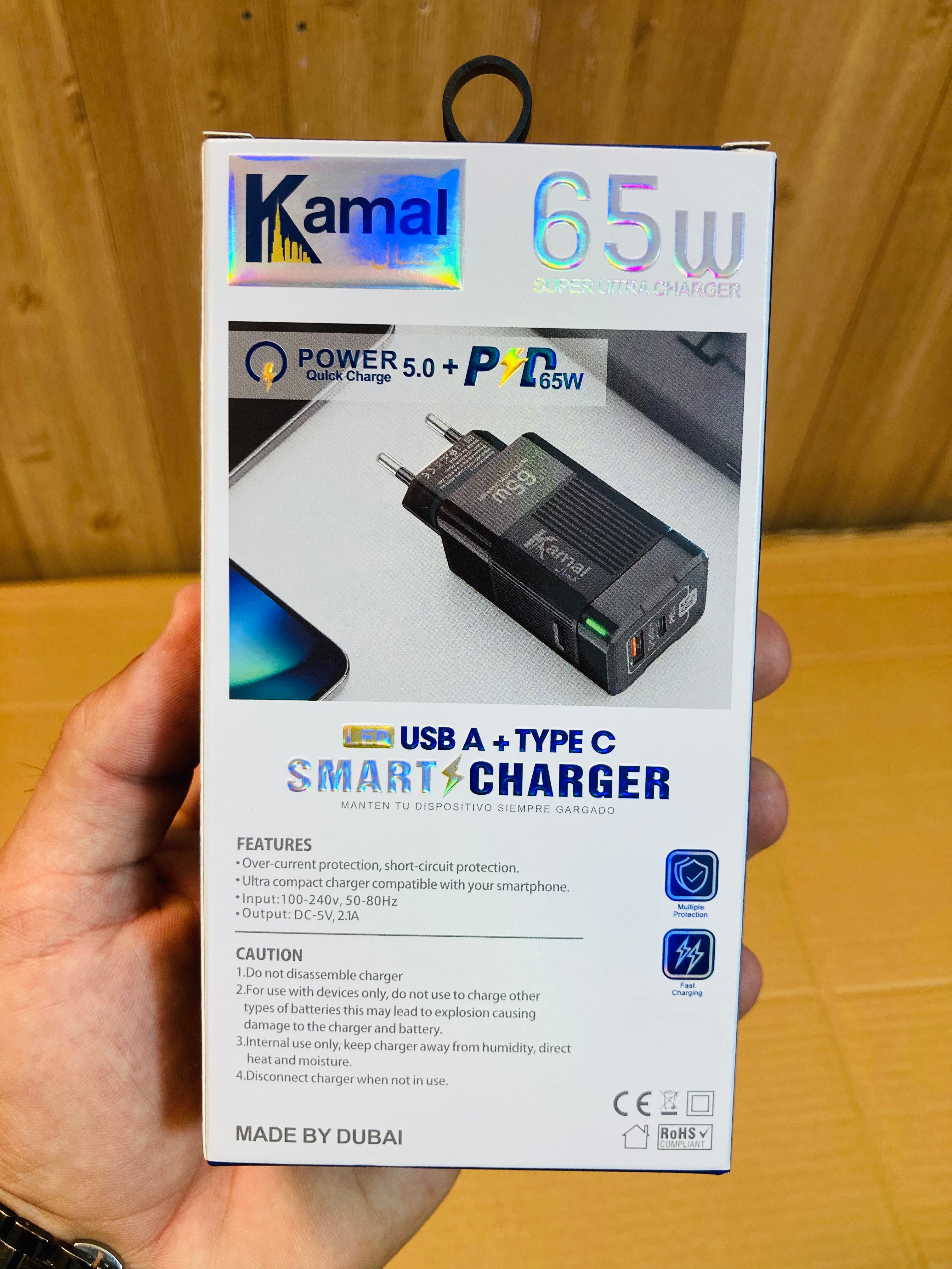 Kamal 65W Smart Charger KC011