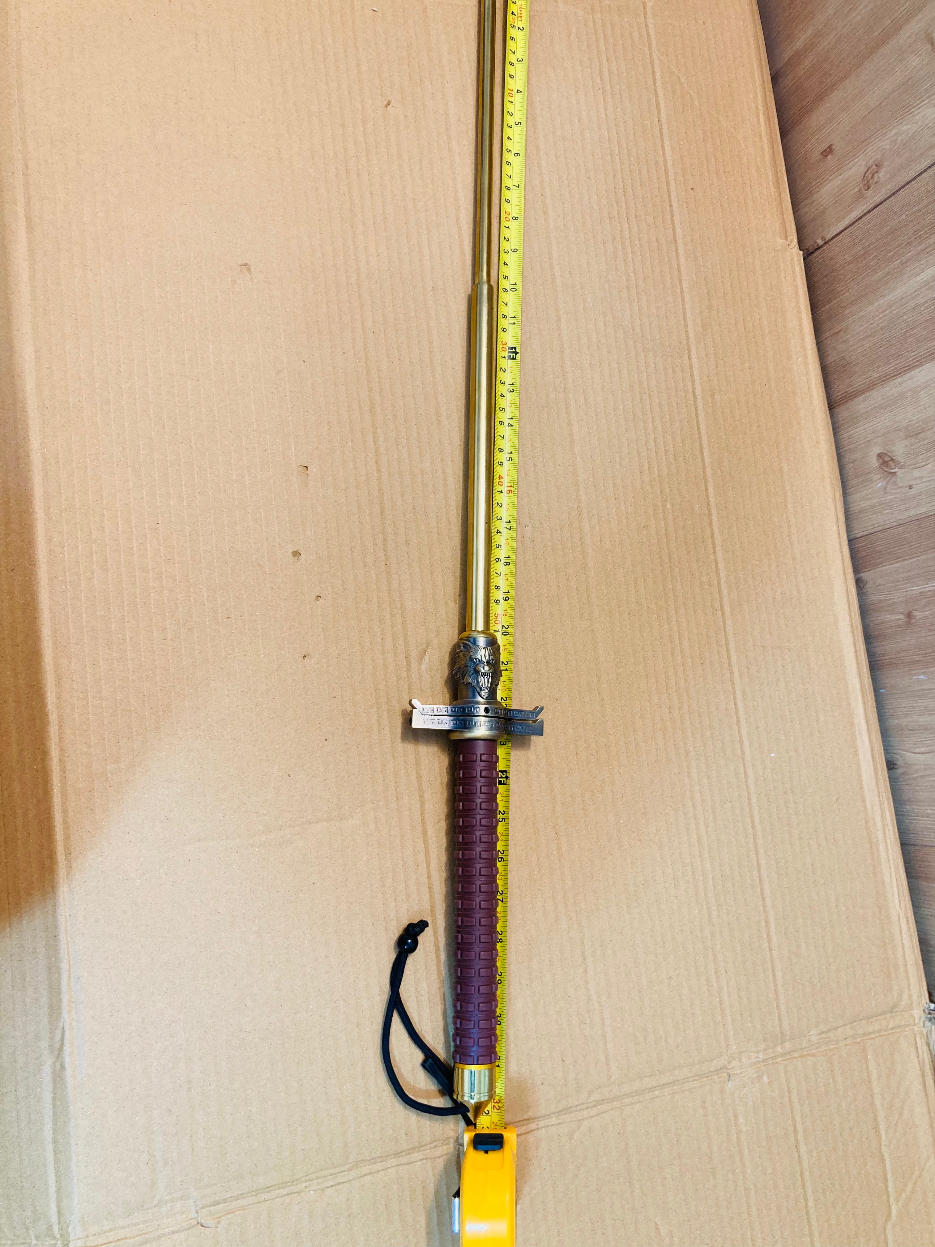 Self Defence Lion Shape Stainless Steel Retractable Baton - Stick 31”