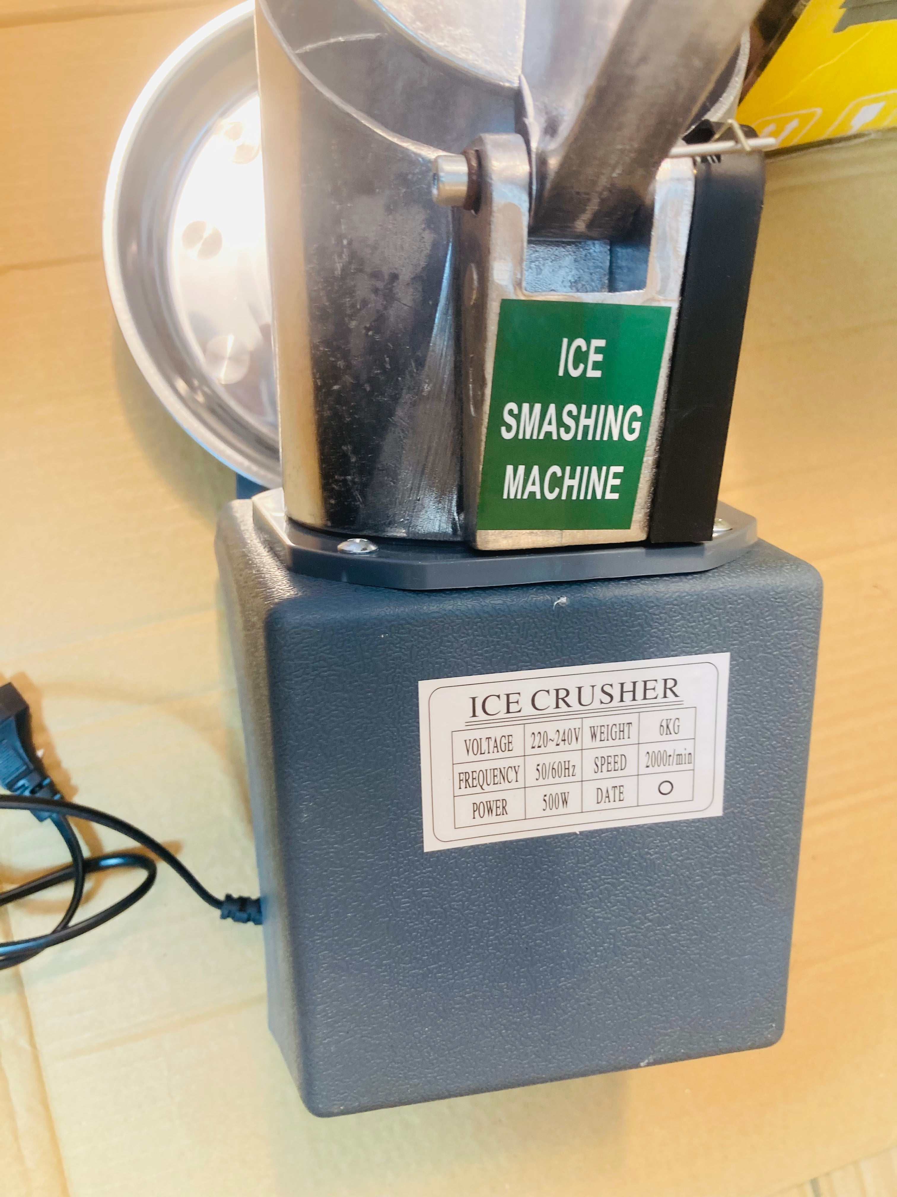 Ice Crushing Machine - Ice Smashing Machine 500W