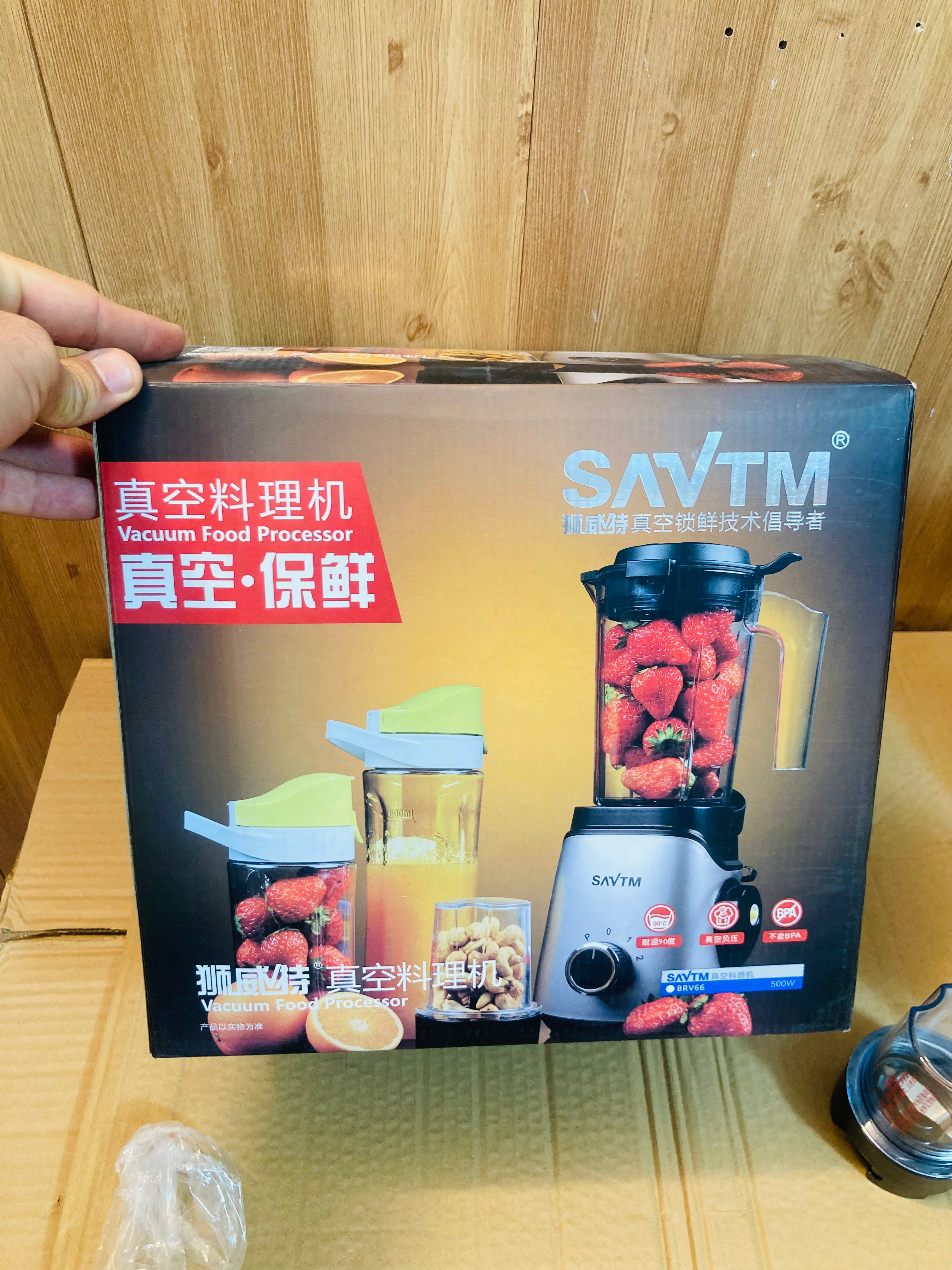 SAVTM 500W Vacuum Food Processor/Blender Set BRV-66
