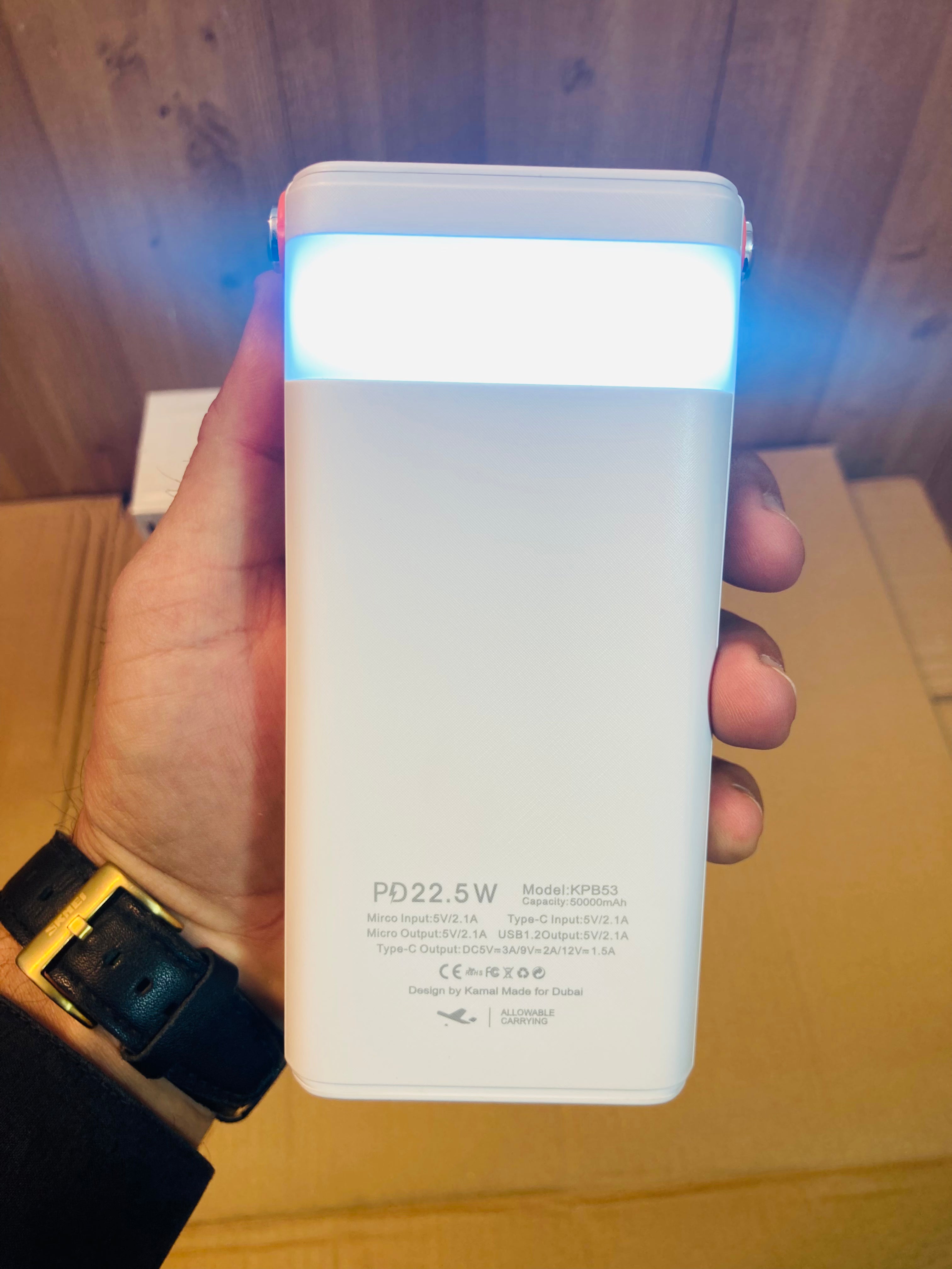 Kamal 22.5W Fast Charging 50000mAh Solar Power Bank KPB53