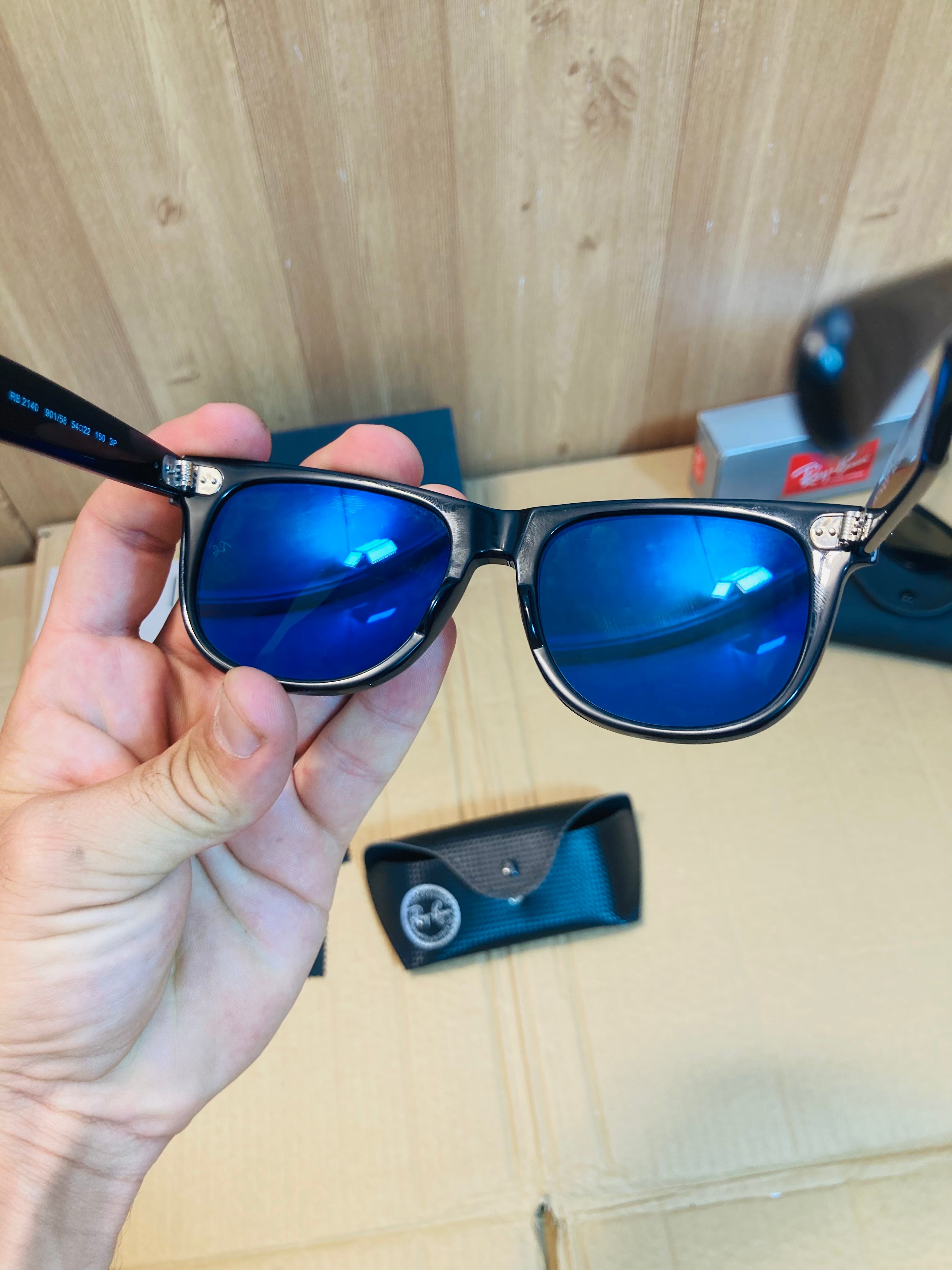 Ray-Ban RB2140 Original Wayfarer Classic Polarized Sunglasses