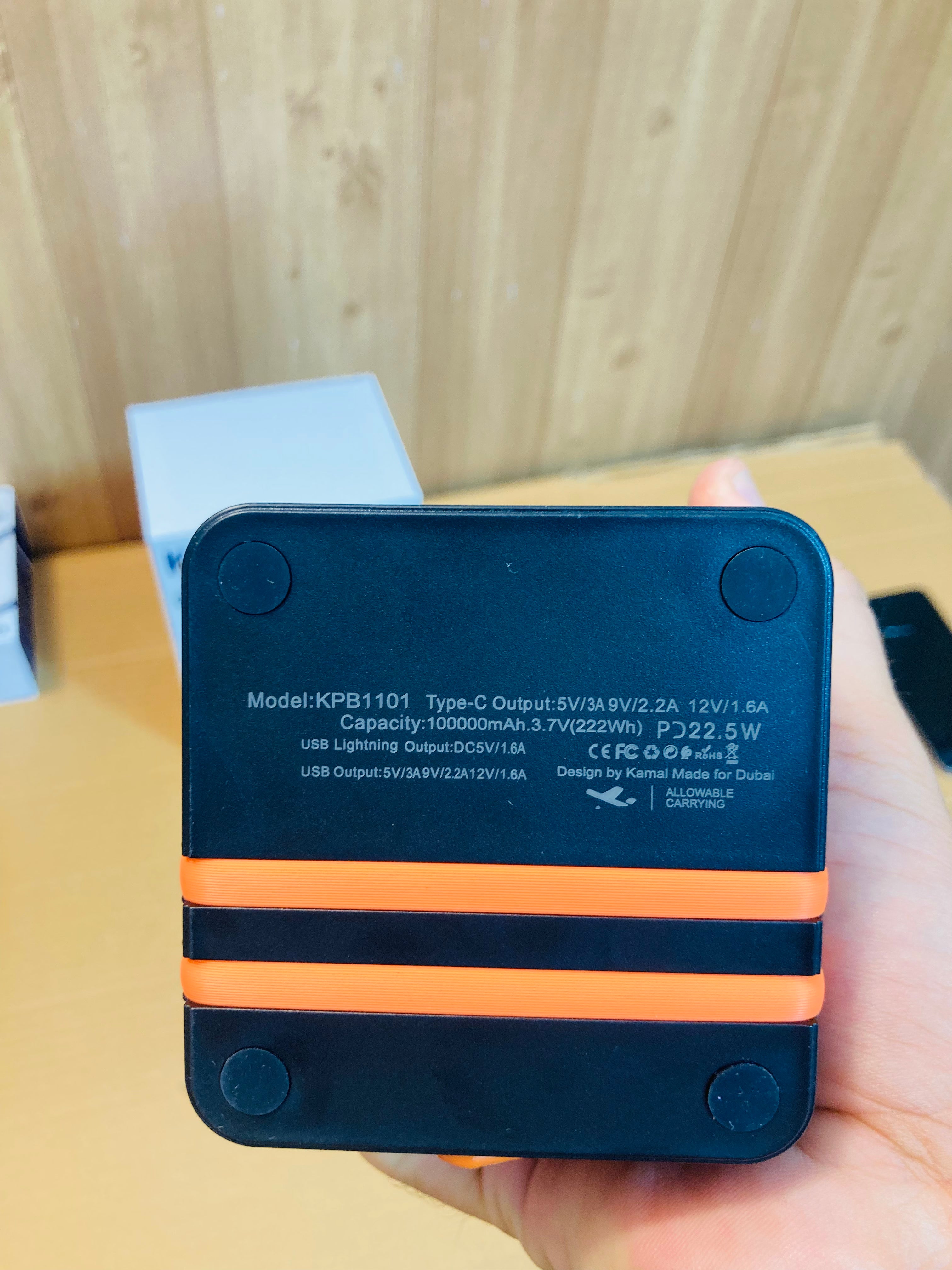 Kamal 22.5W Fast Charging Ghauri 100000mAh Power Bank - Power Station KPB1101