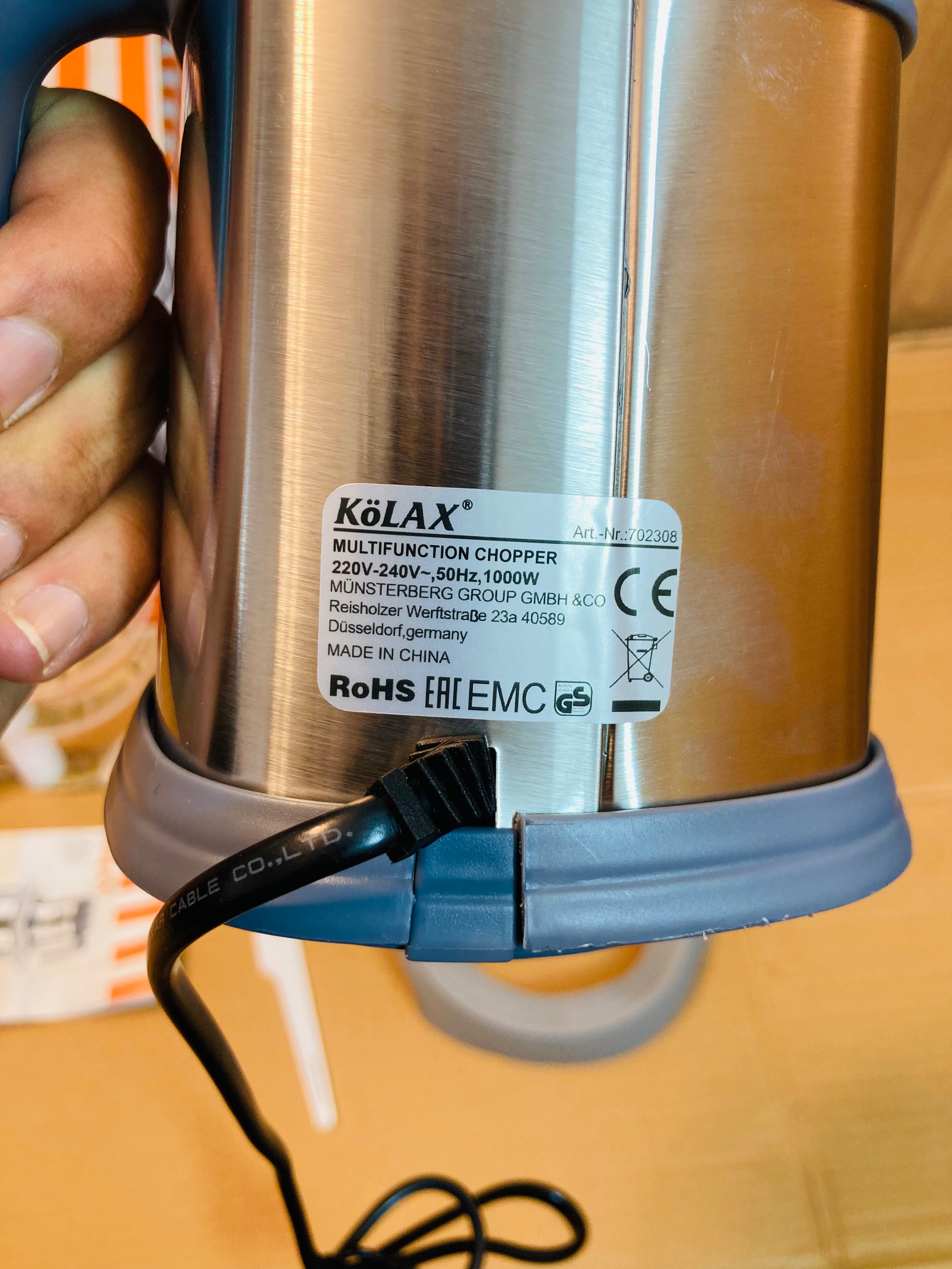 KoLAX Germany 5L Meat/Food Chopper 1000W