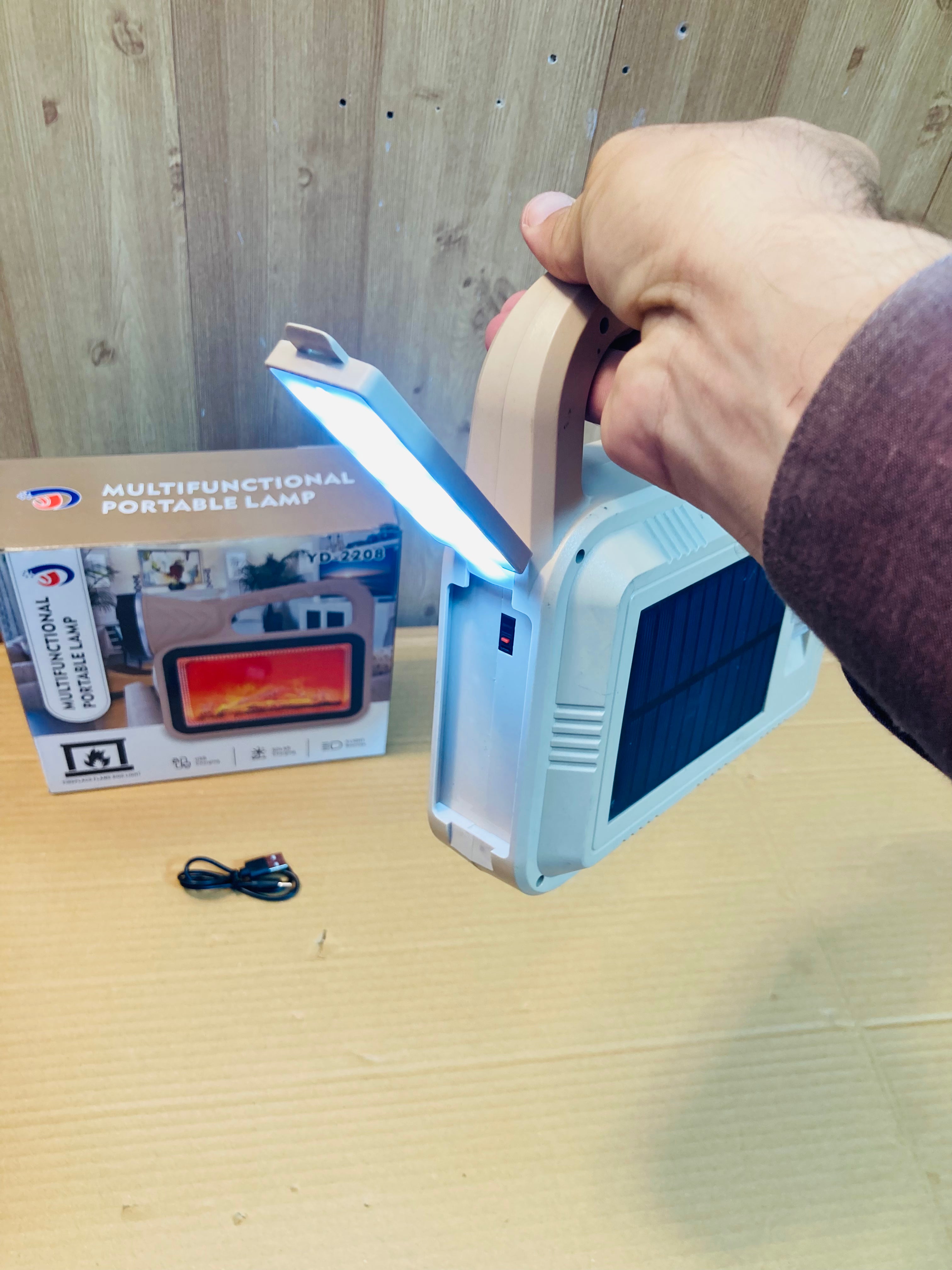 Multifunctional Portable Rechargeable Camping Lamp - Flashlight Torch YD-2208