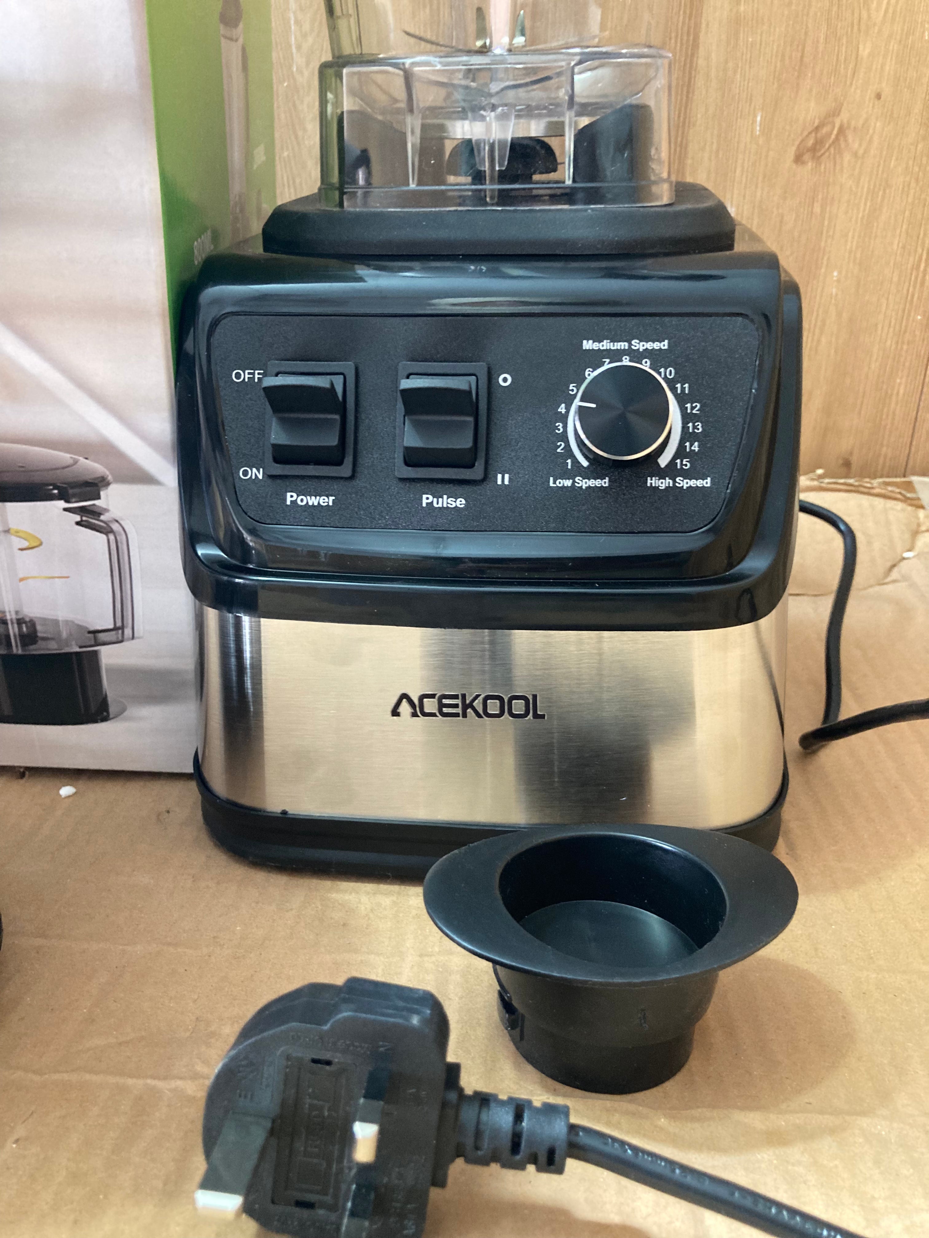 Lot Imported ACEKOOL 3-in-1 Powerful Blender ACK-4020BL