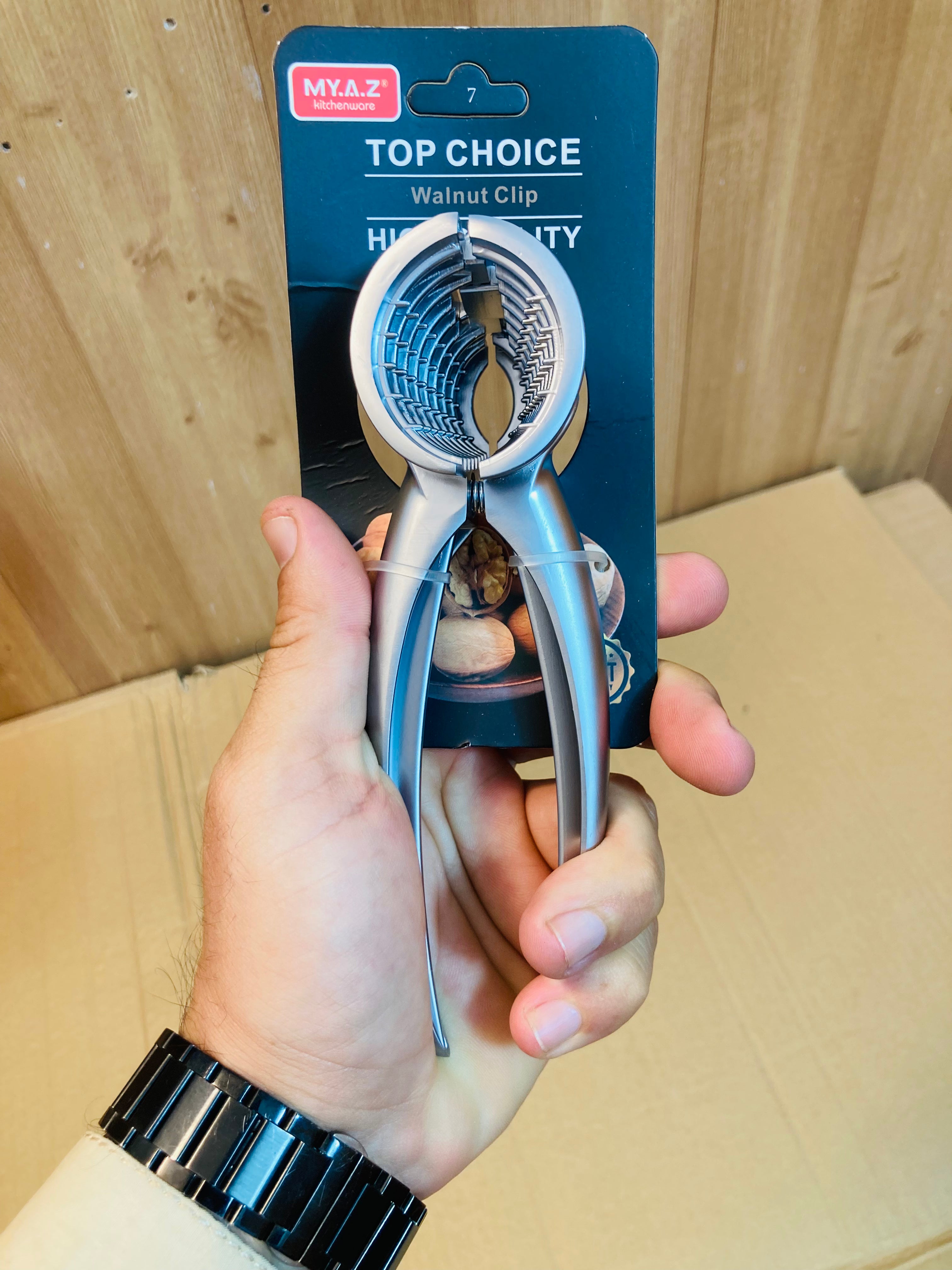 Heavy Duty Stainless Steel Walnut Cracker Tool - Nut Cracker