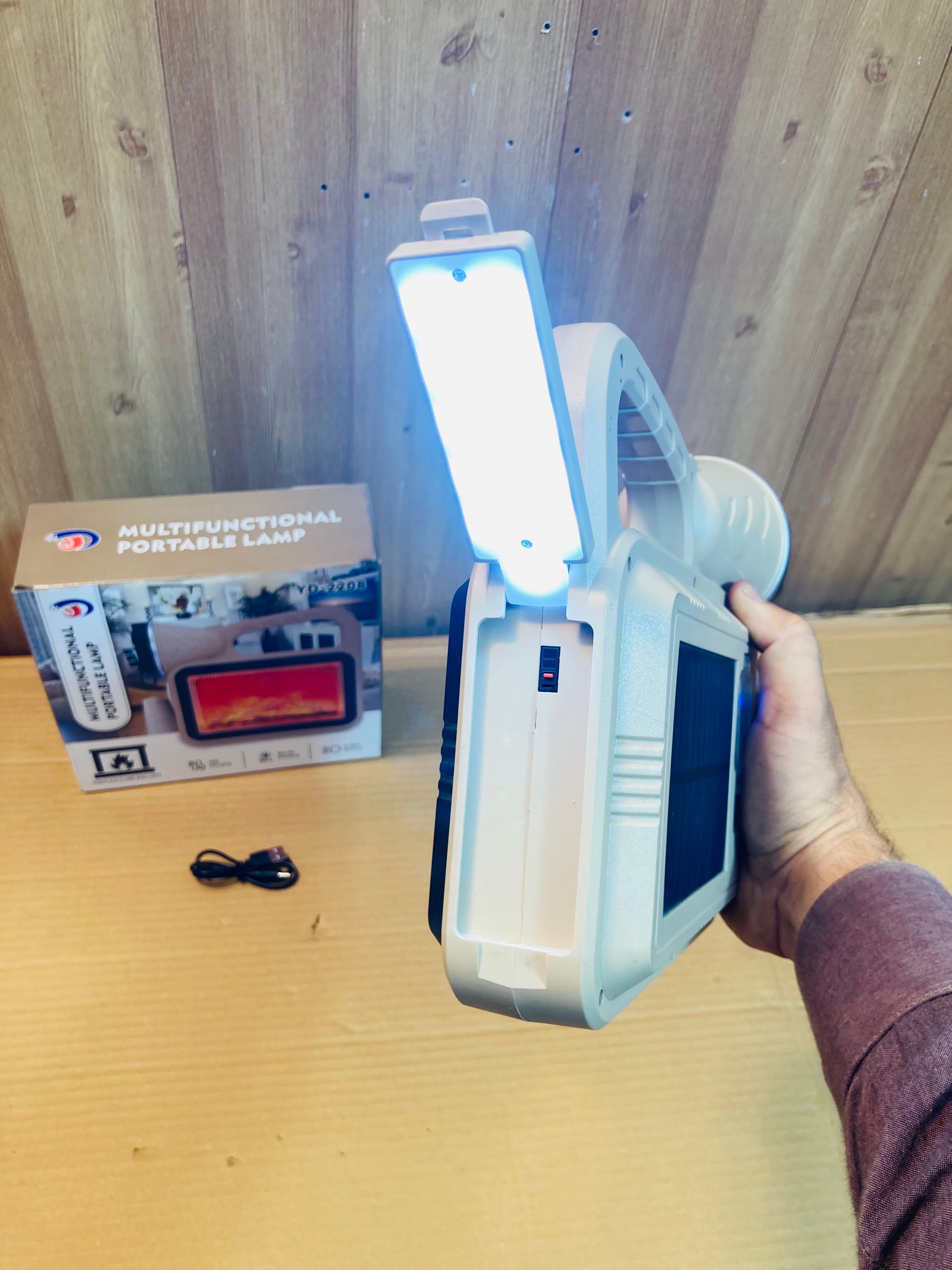 Multifunctional Portable Rechargeable Camping Lamp - Flashlight Torch YD-2208